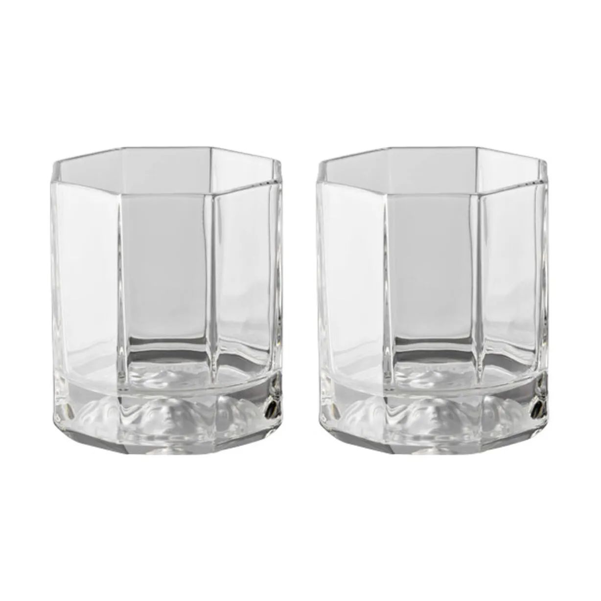 Versace Lowball glas Medusa Whiskyglas - 2 stk. i Klar, 1