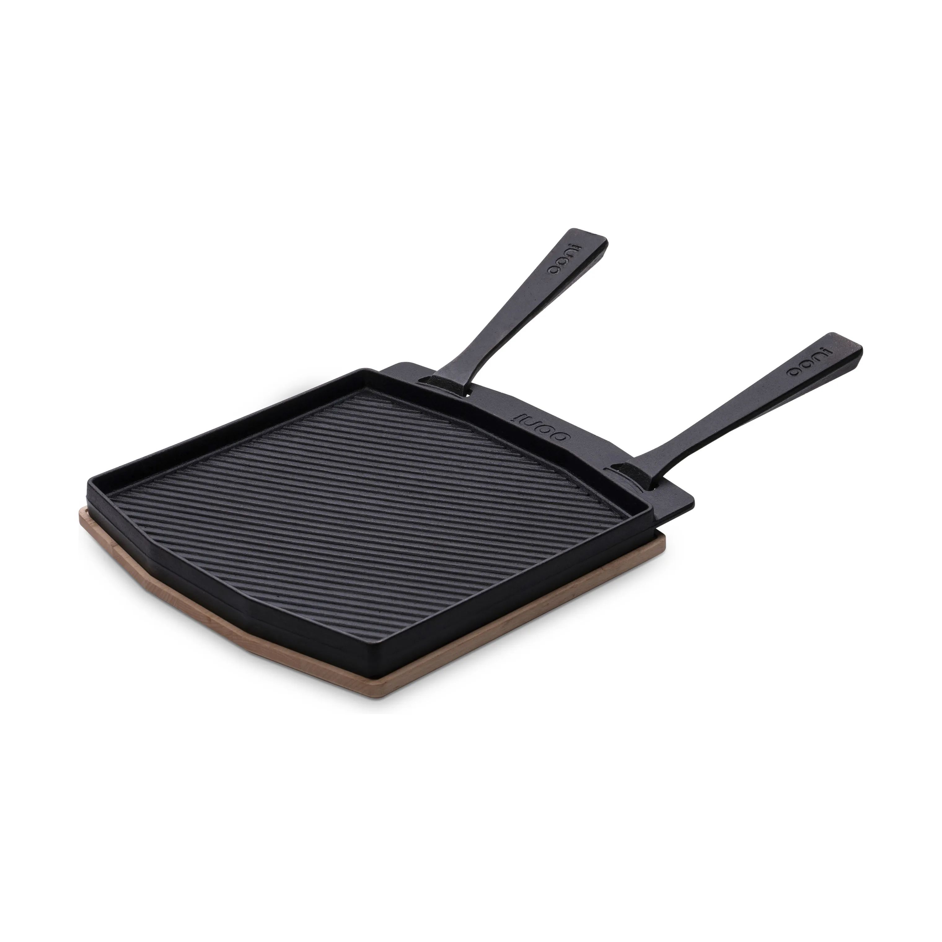 Ooni Grillredskaber Dobbeltsidet Grizzler Plade i Sort, 1