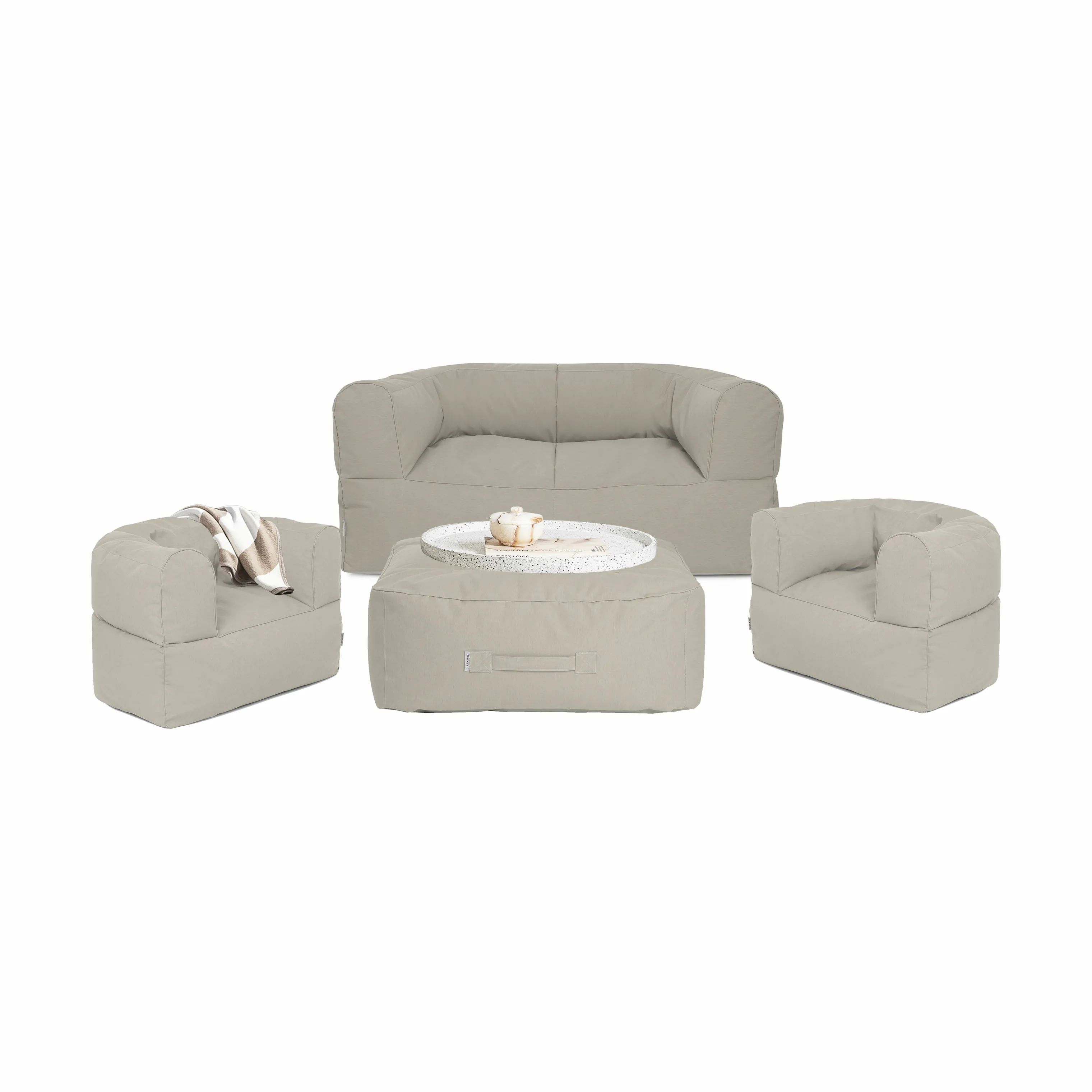 TRIMM Copenhagen Loungesæt Arm-Strong Loungesæt i Beige, 1