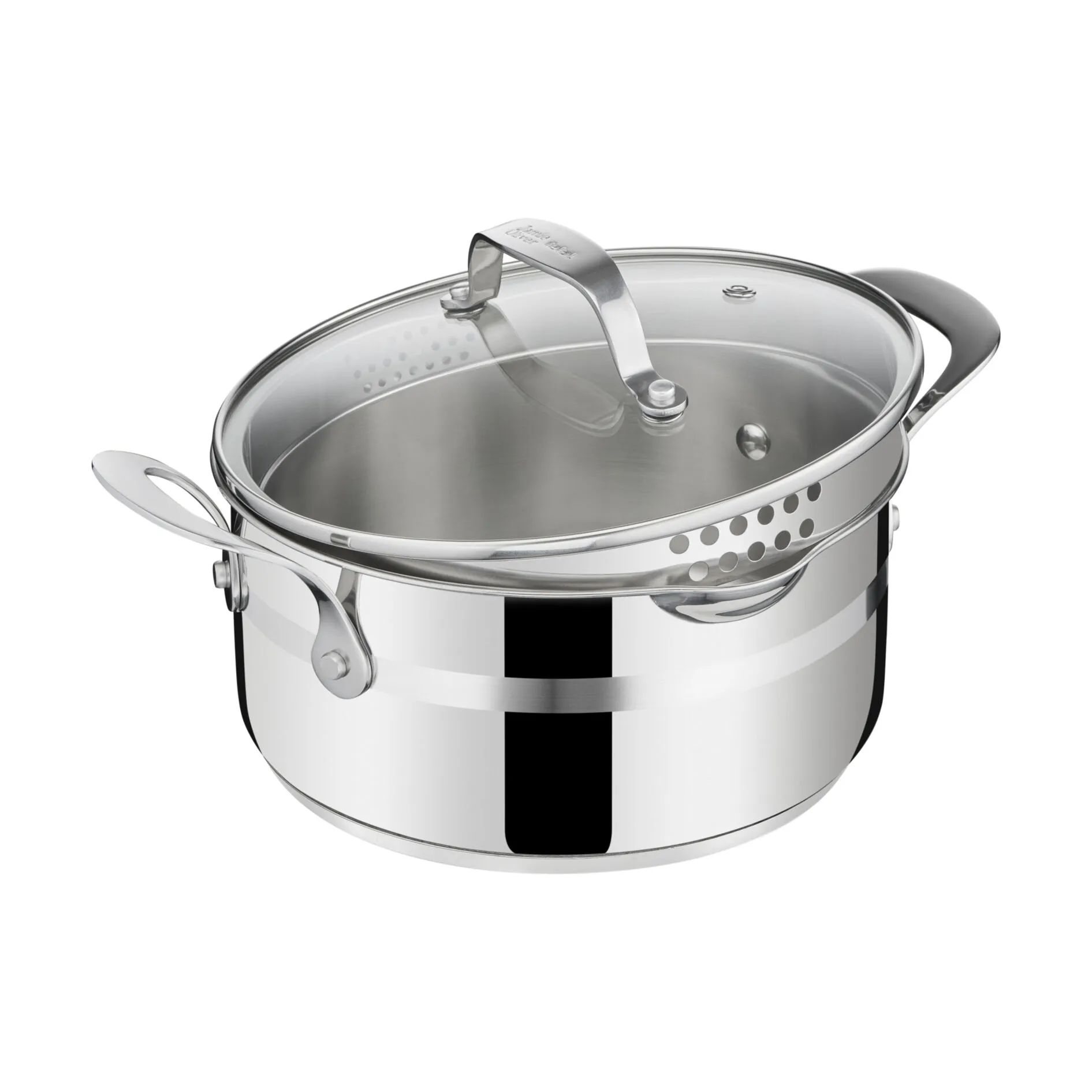 Jamie Oliver by Tefal Grydesæt Cook Smart Grydesæt - 7 dele i Sølv, 6