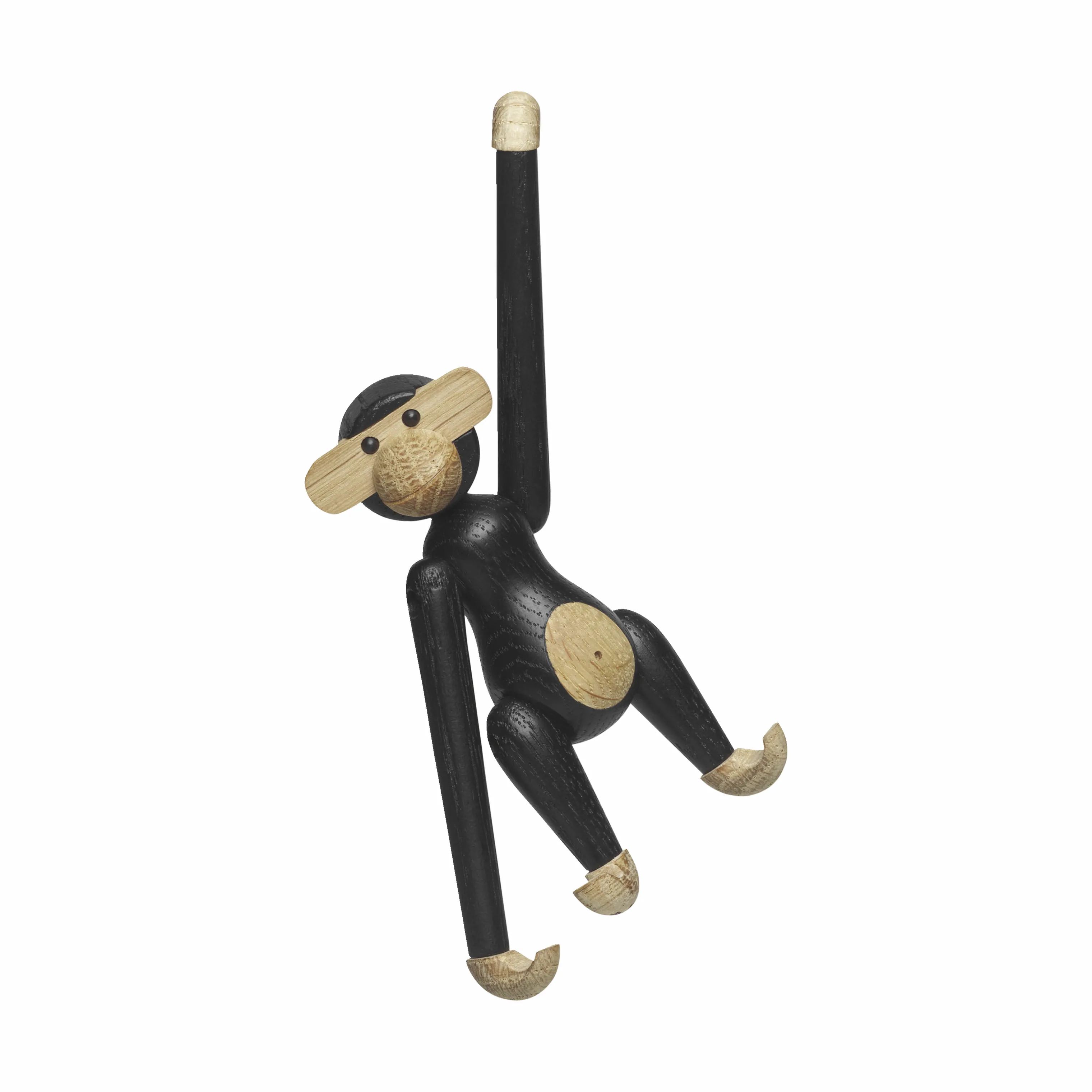 Kay Bojesen Dyrefigurer Abe - Mini i Mørkbejdset egetræ, Mini, 6