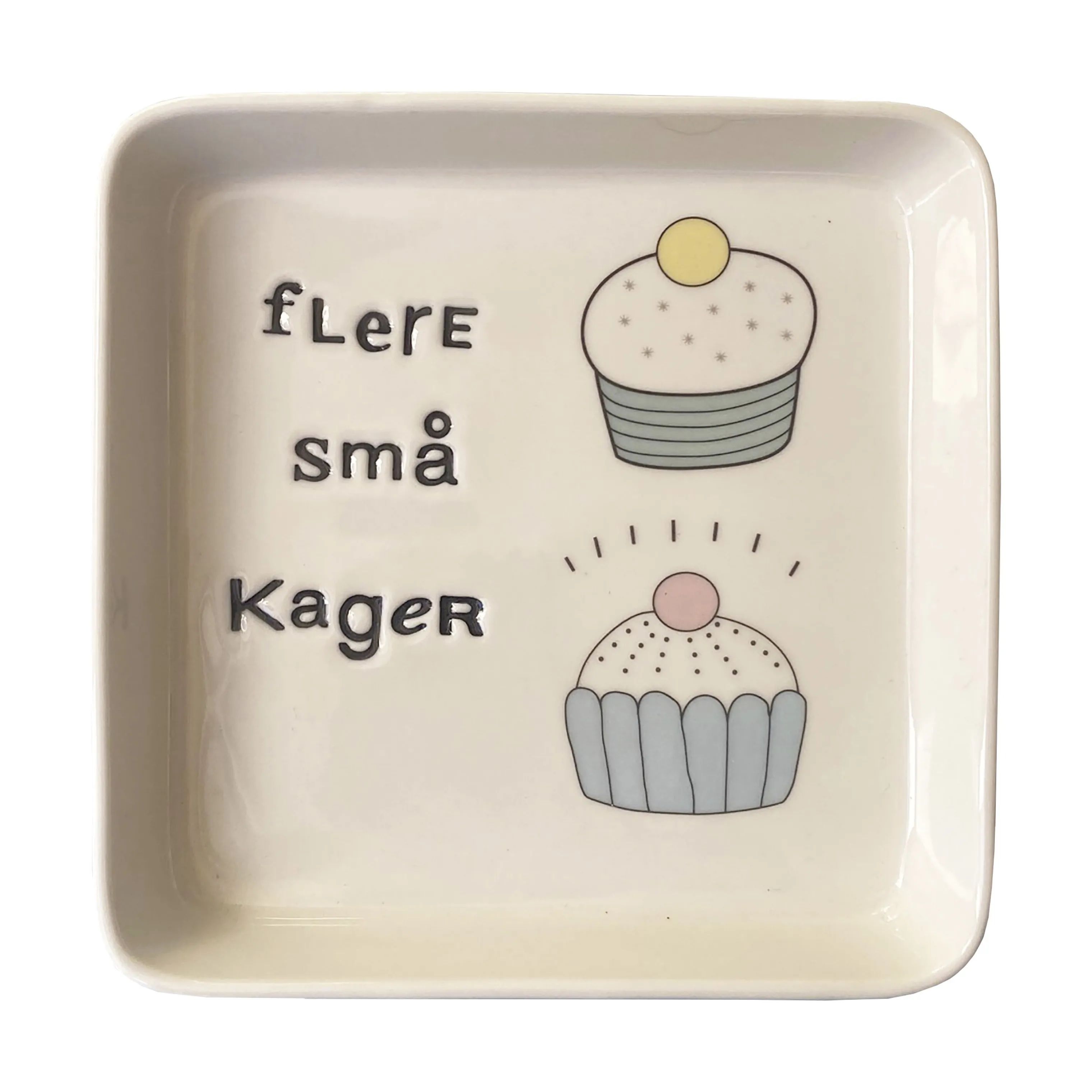 Liebe Serveringsfade Serveringsfad i Flere små kager blå, 1