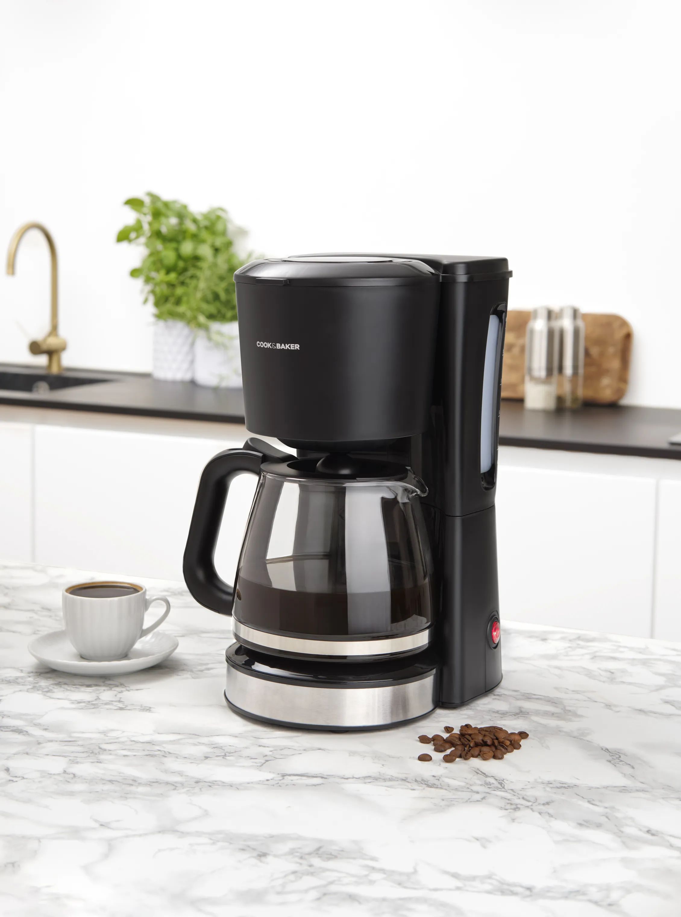 Cook & Baker Kaffemaskiner Kaffemaskine i sort, 2