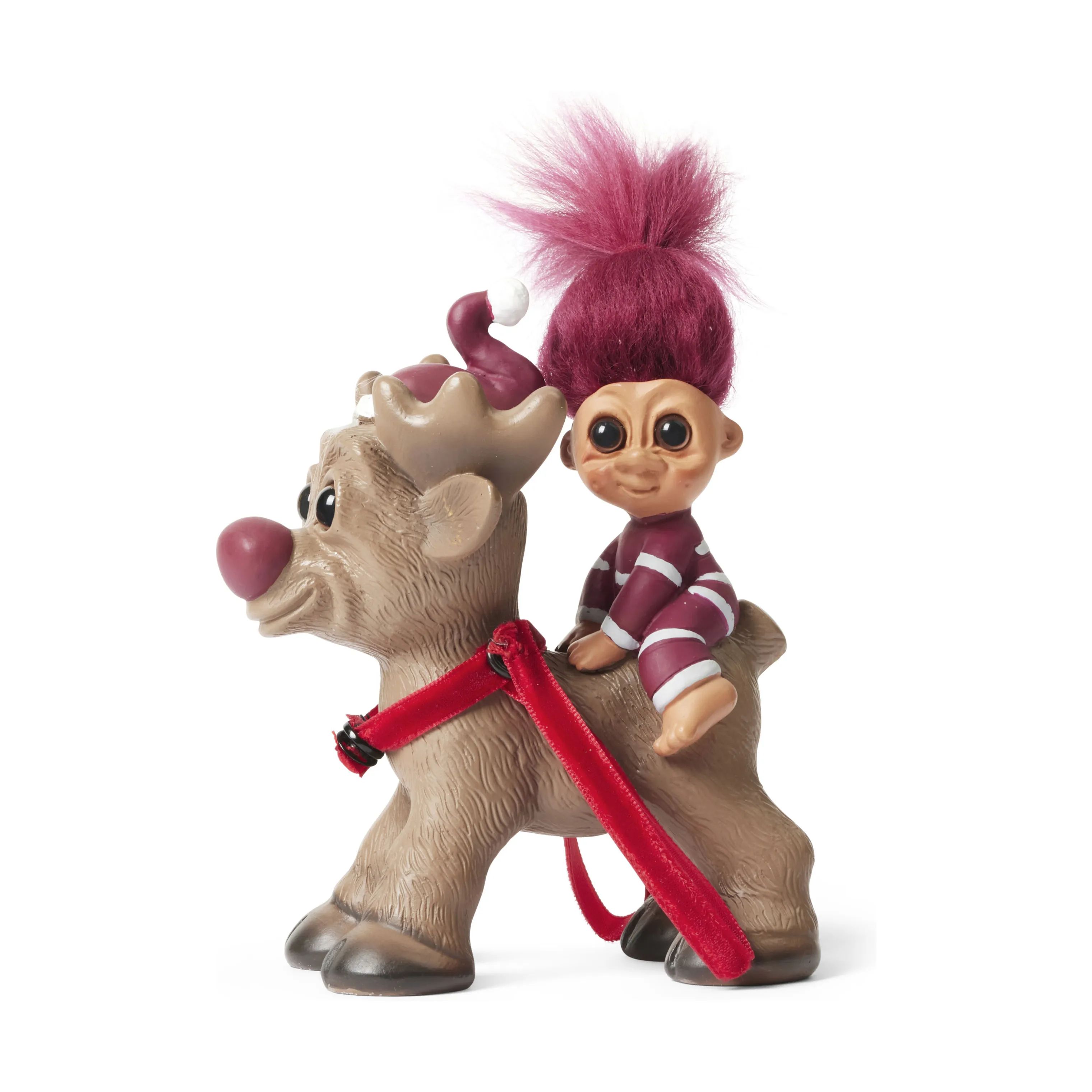 Lykketrold Dyrefigurer Familien Grandam - Rudolf & Siv i Brown, 1