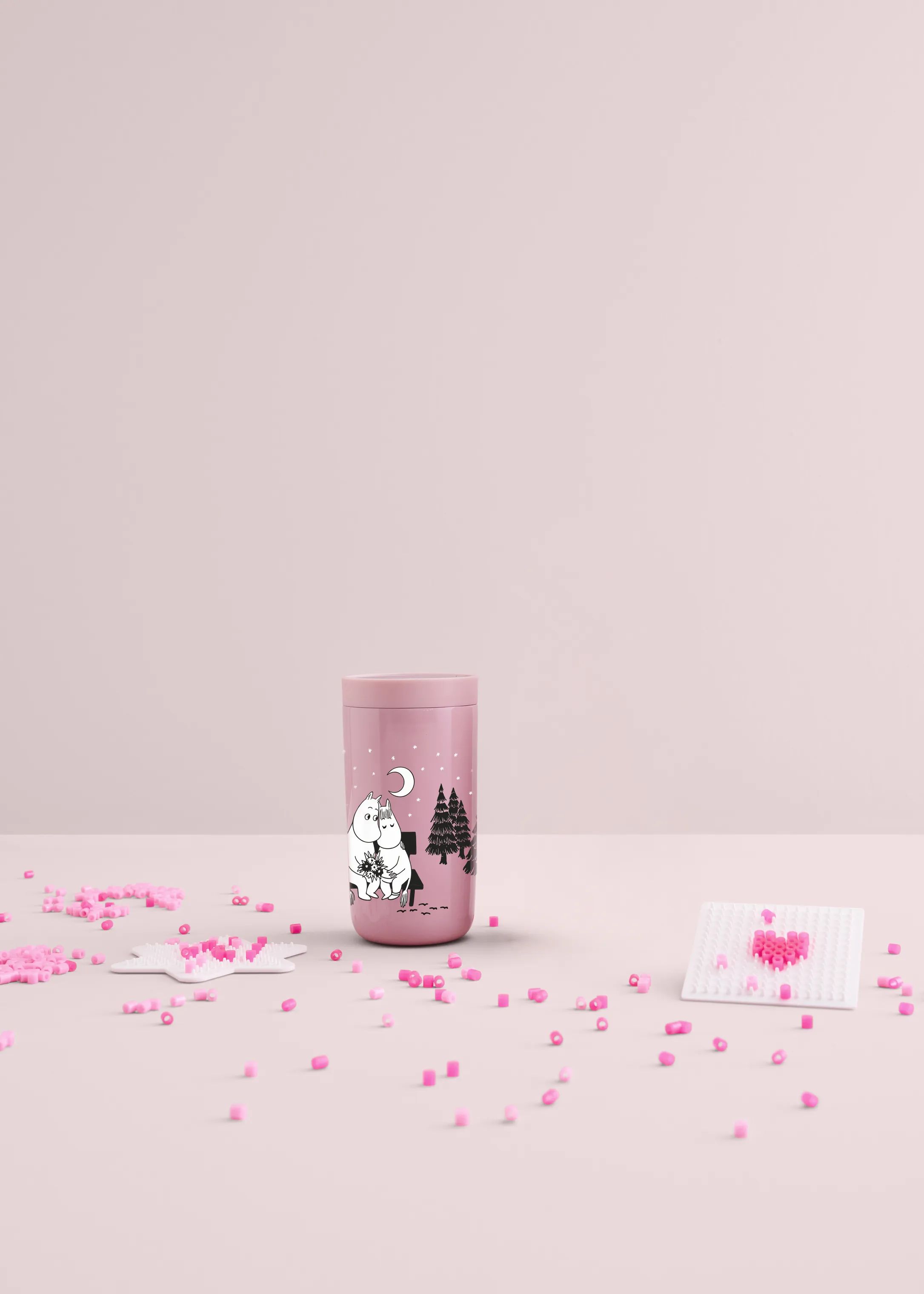 Stelton To go kopper Drink-It To-Go Click Termokop i I Love You, 20 cl, 2