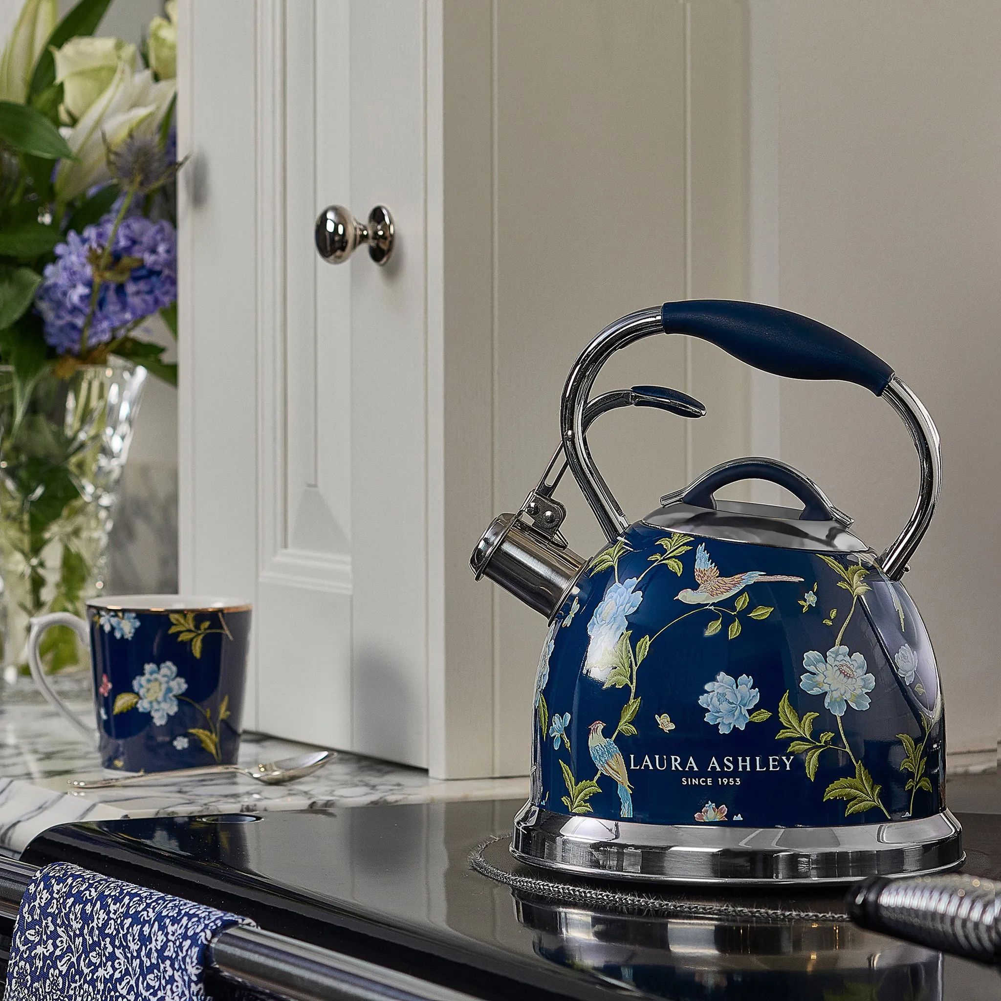 Laura Ashley Kedler Kedel i Elveden Navy, 3