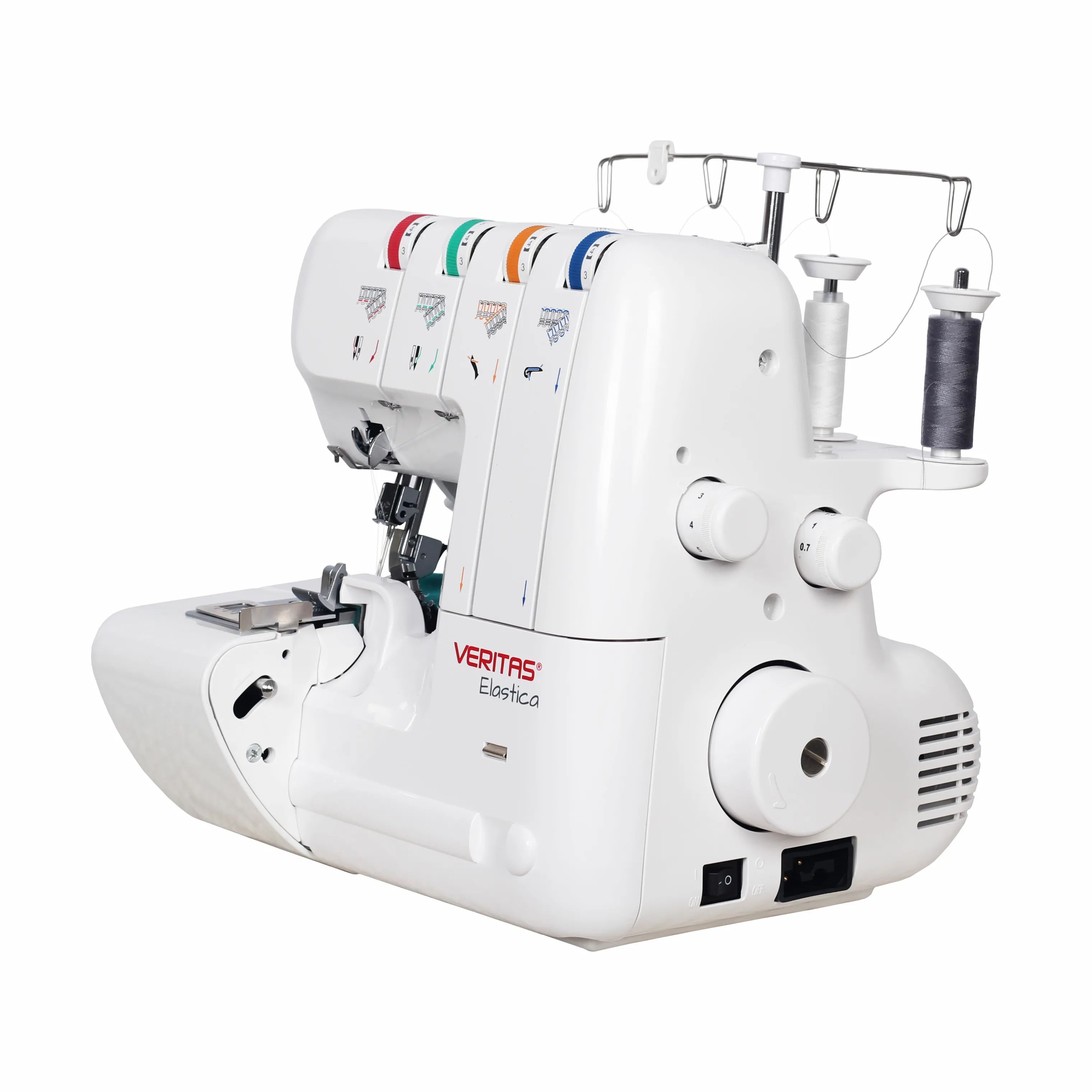 VERITAS Symaskiner Elastica Overlock symaskine i Hvid, 3