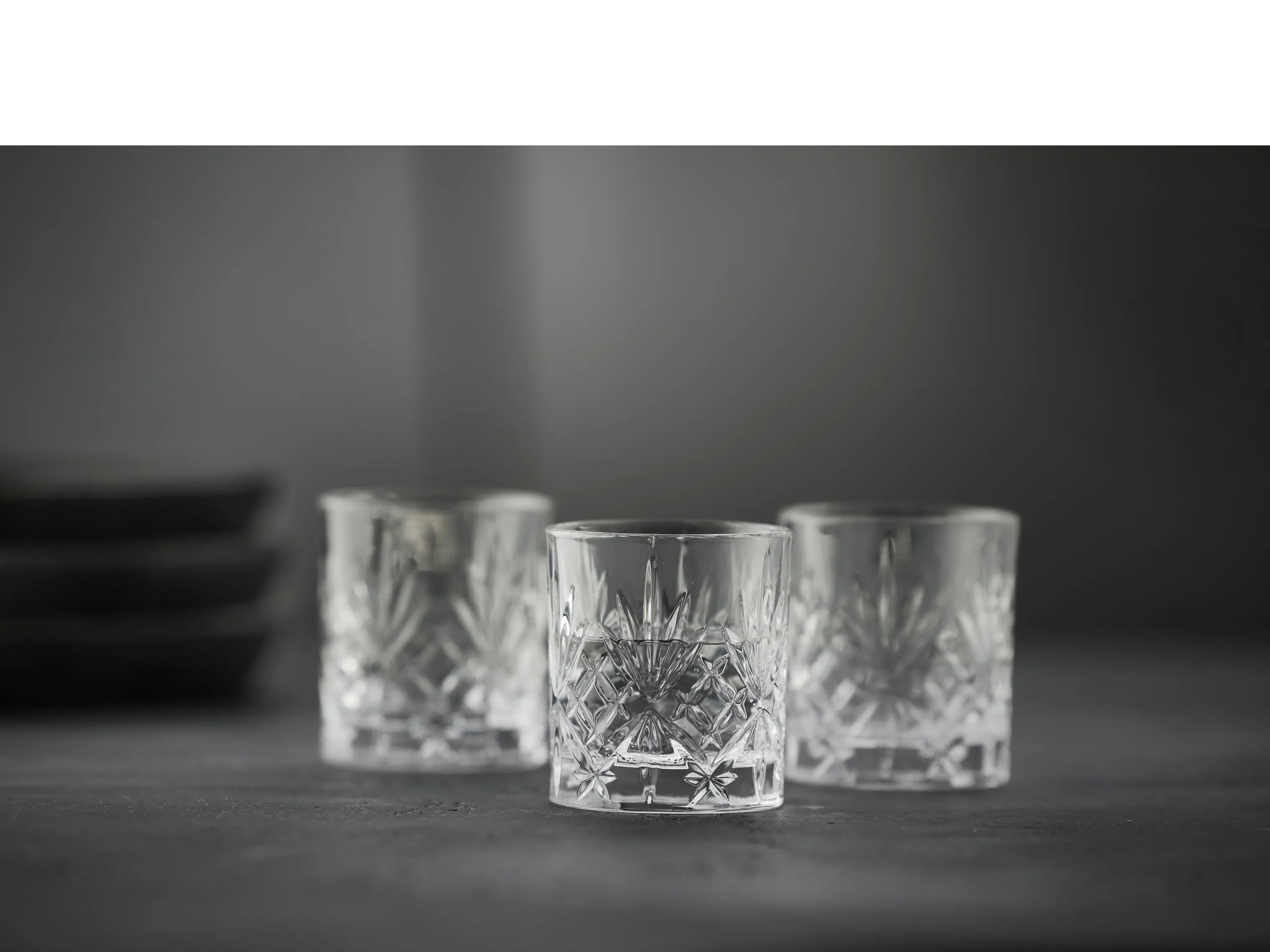 Lyngby Glas Snapseglas Melodia Shotglas - 6 stk. i Klar, 2