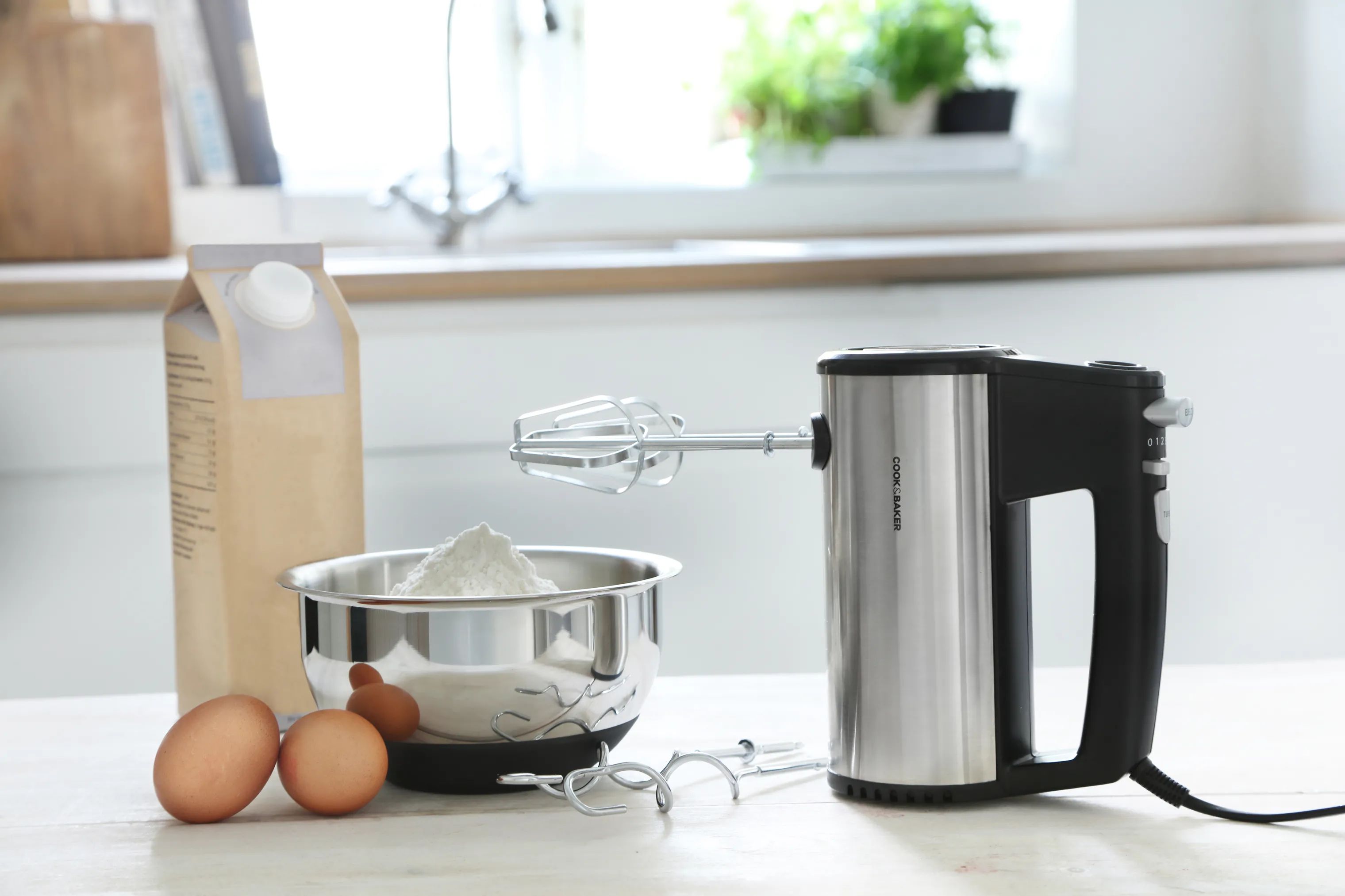 Cook & Baker Håndmixere Håndmixer i Sort/stål, 2