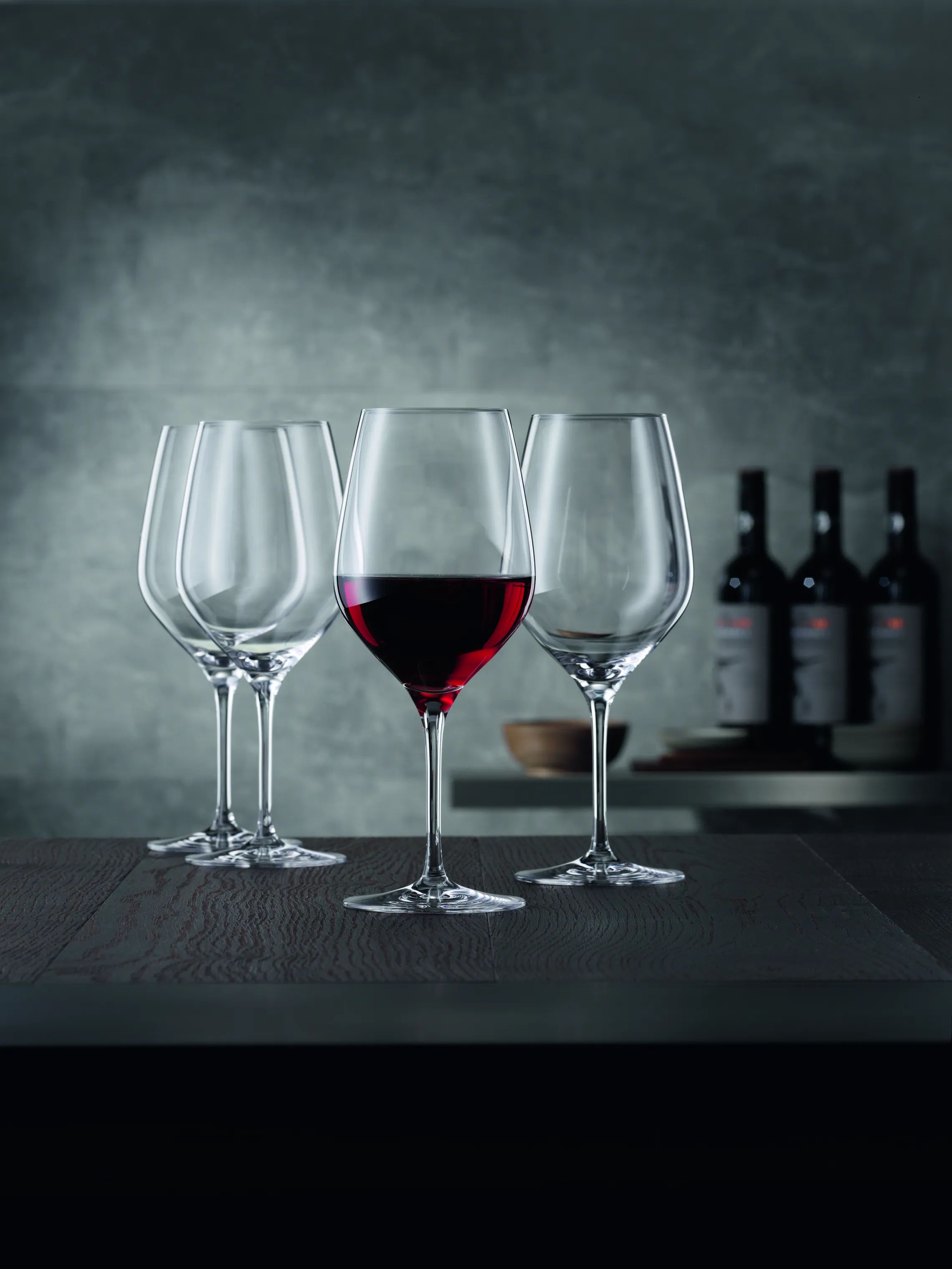 Spiegelau Rødvinsglas Authentis Bordeauxglas - 4 stk. i Klar, 65 cl, 2