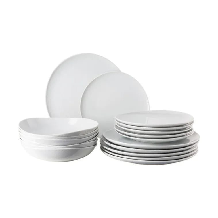 Rosenthal Middagstallerkener Junto Tallerkensæt - 18 dele i Hvid, 1
