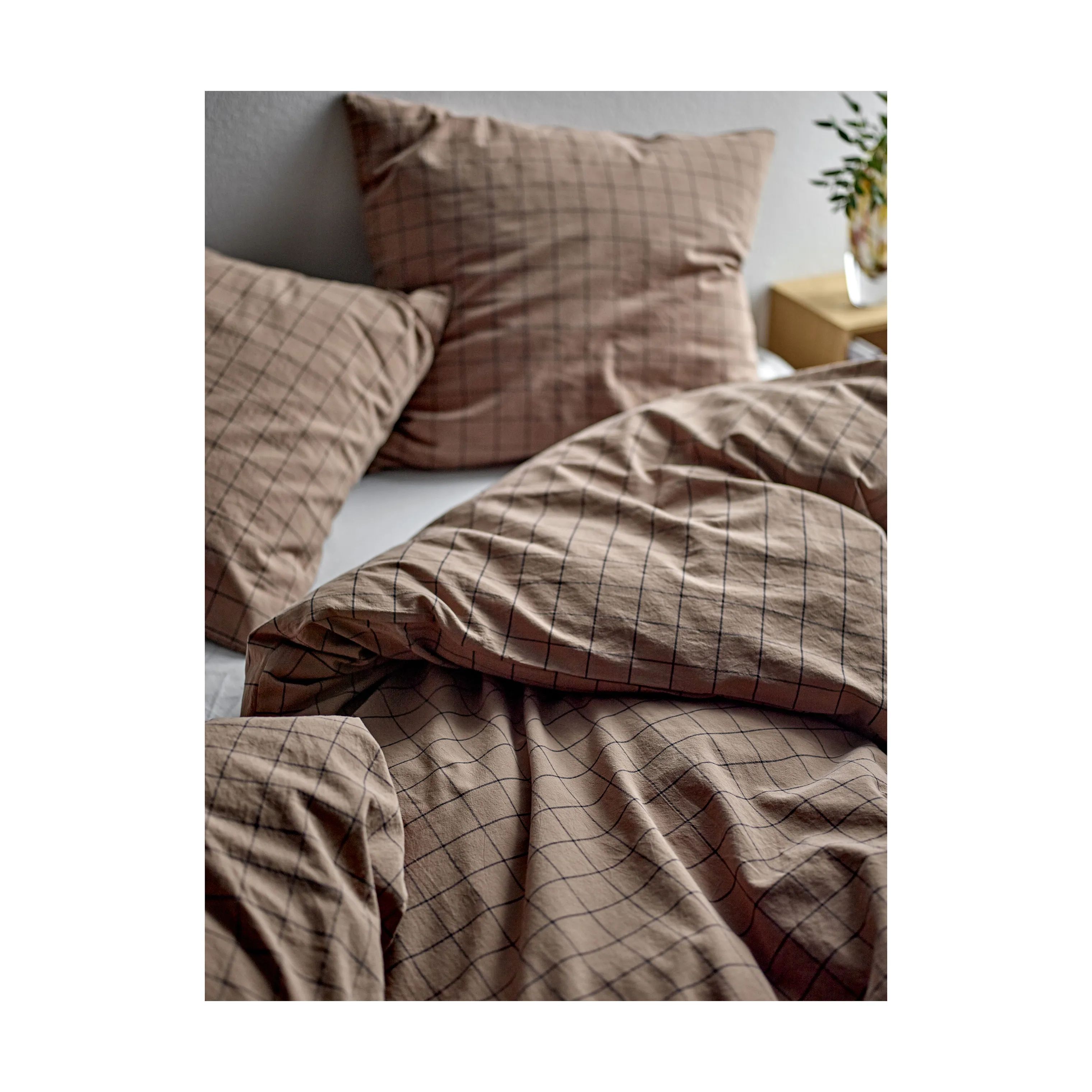 Södahl Sengetøj Vista Sengetøj i Warm Taupe, B140 x L200 cm, 3