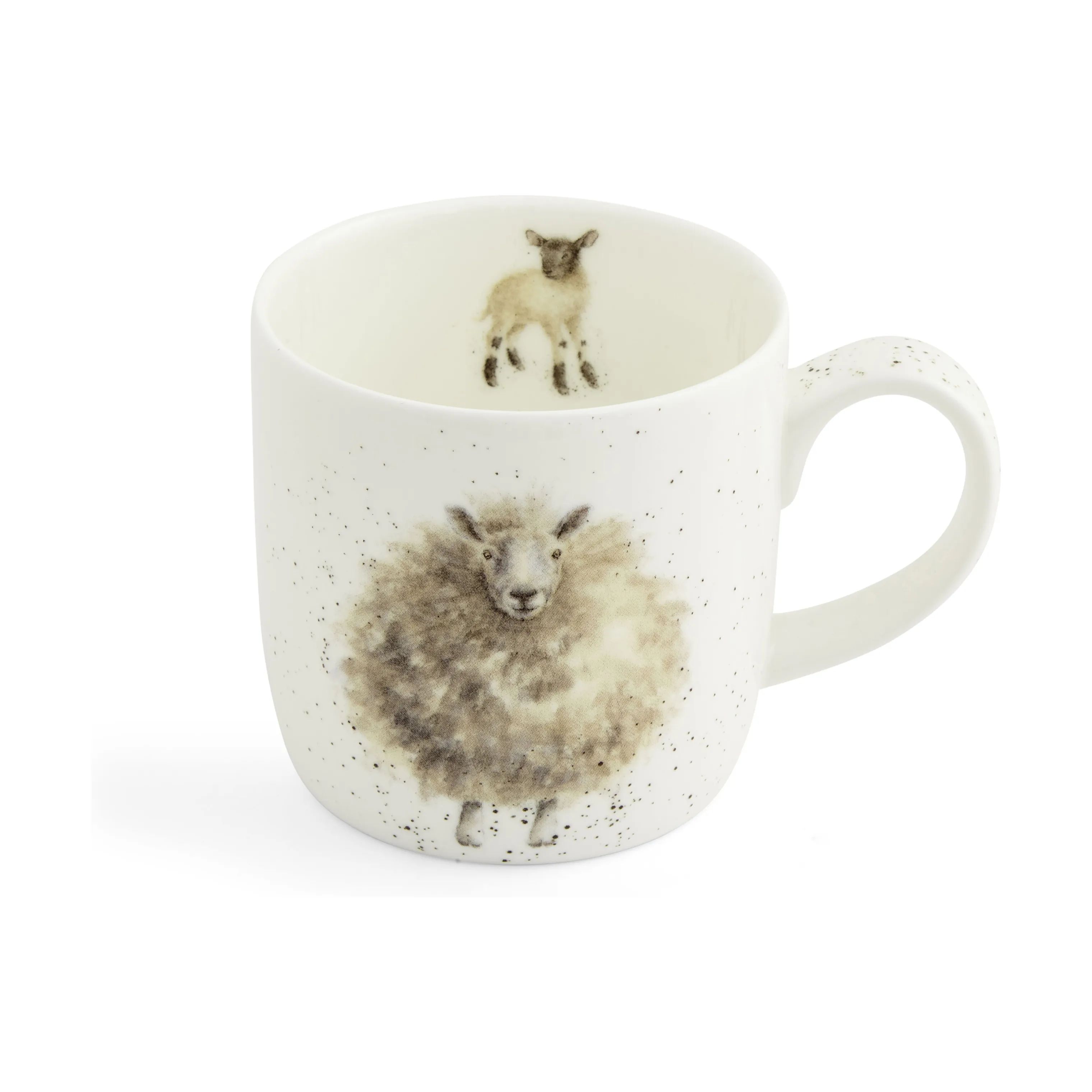 Royal Worcester Krus og kopper med hank Wrendale Krus - Wolly jumper i Får, 1