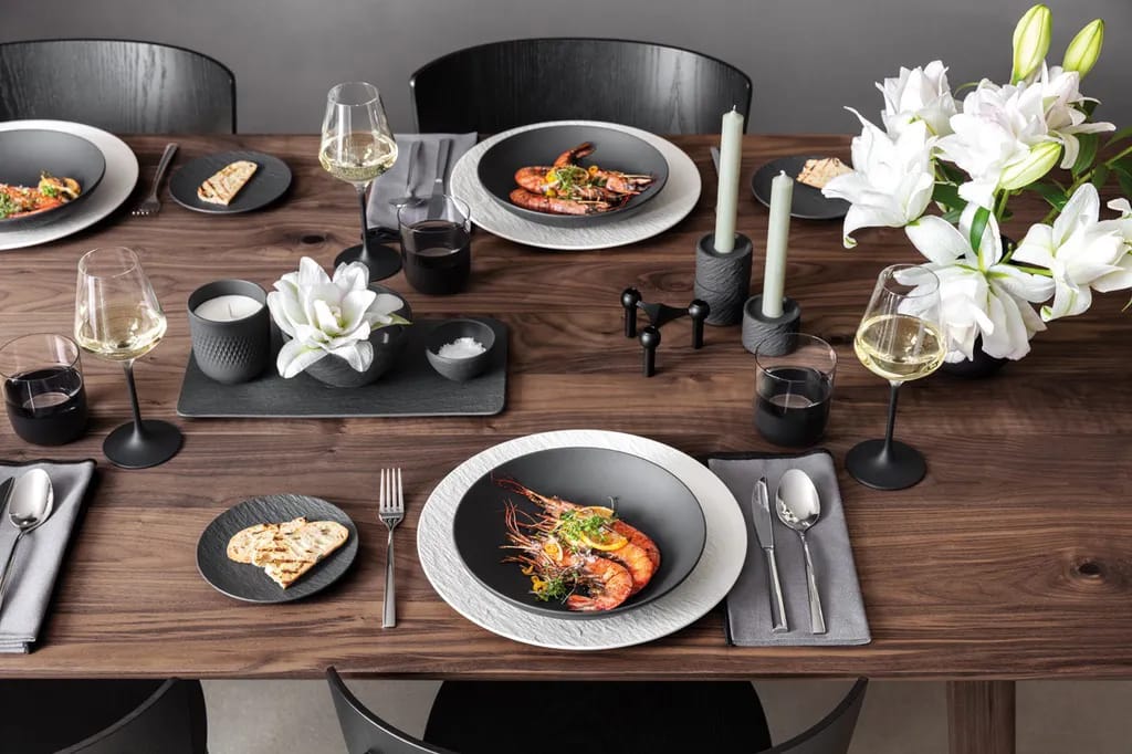 Villeroy & Boch Salatskåle Manufacture Rock Salatskål i Mat sort, 2