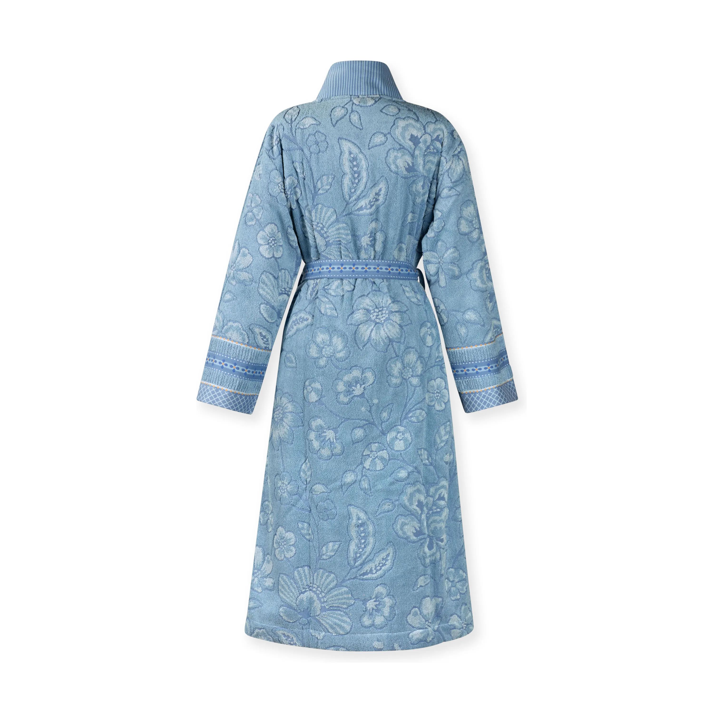 PIP Studio Morgenkåber Jasmin Jacquard Badekåbe i Light Blue, Str. S, 4