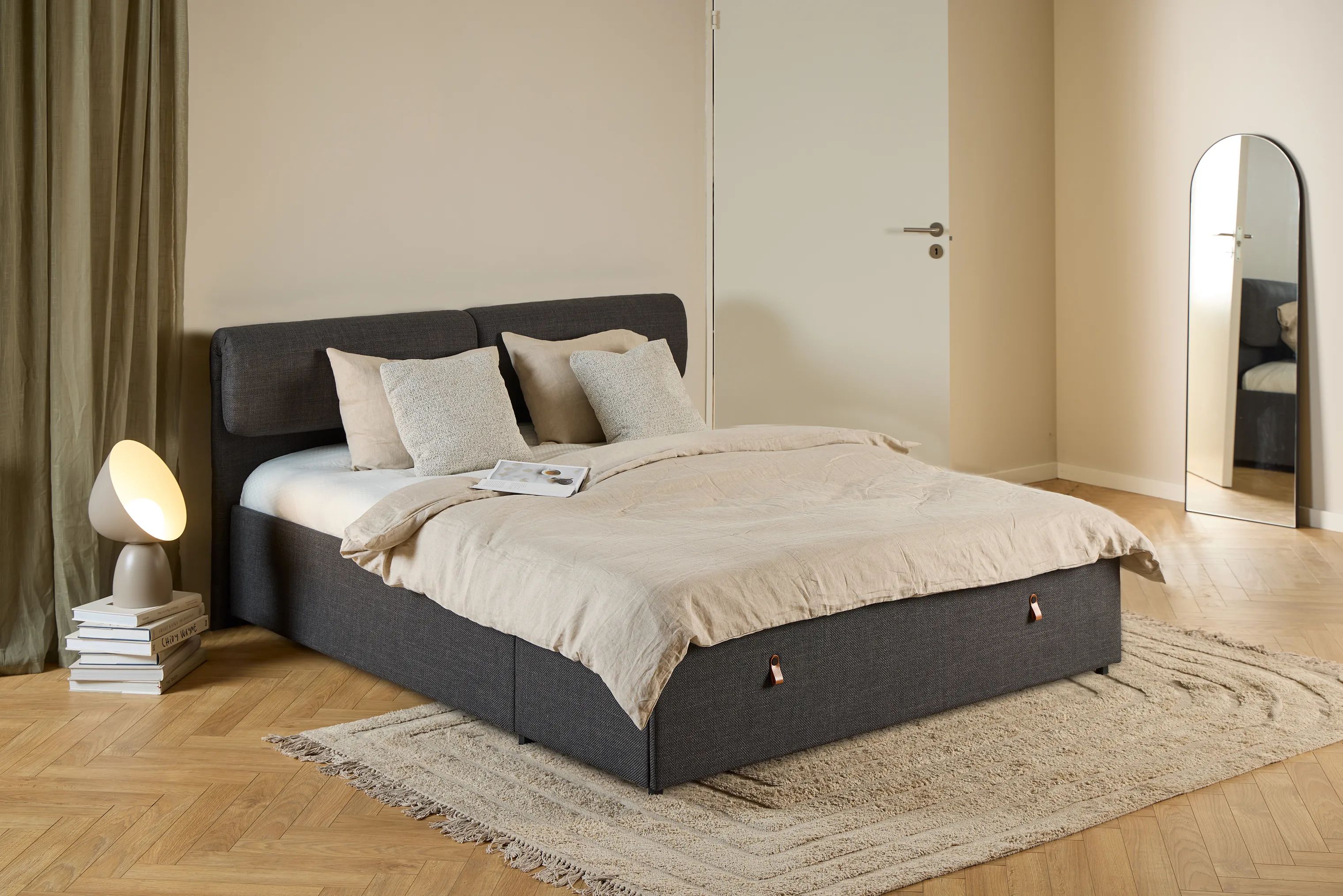 CASA Living Daybeds Calvi Sengeramme i B157 x L192 cm, 2