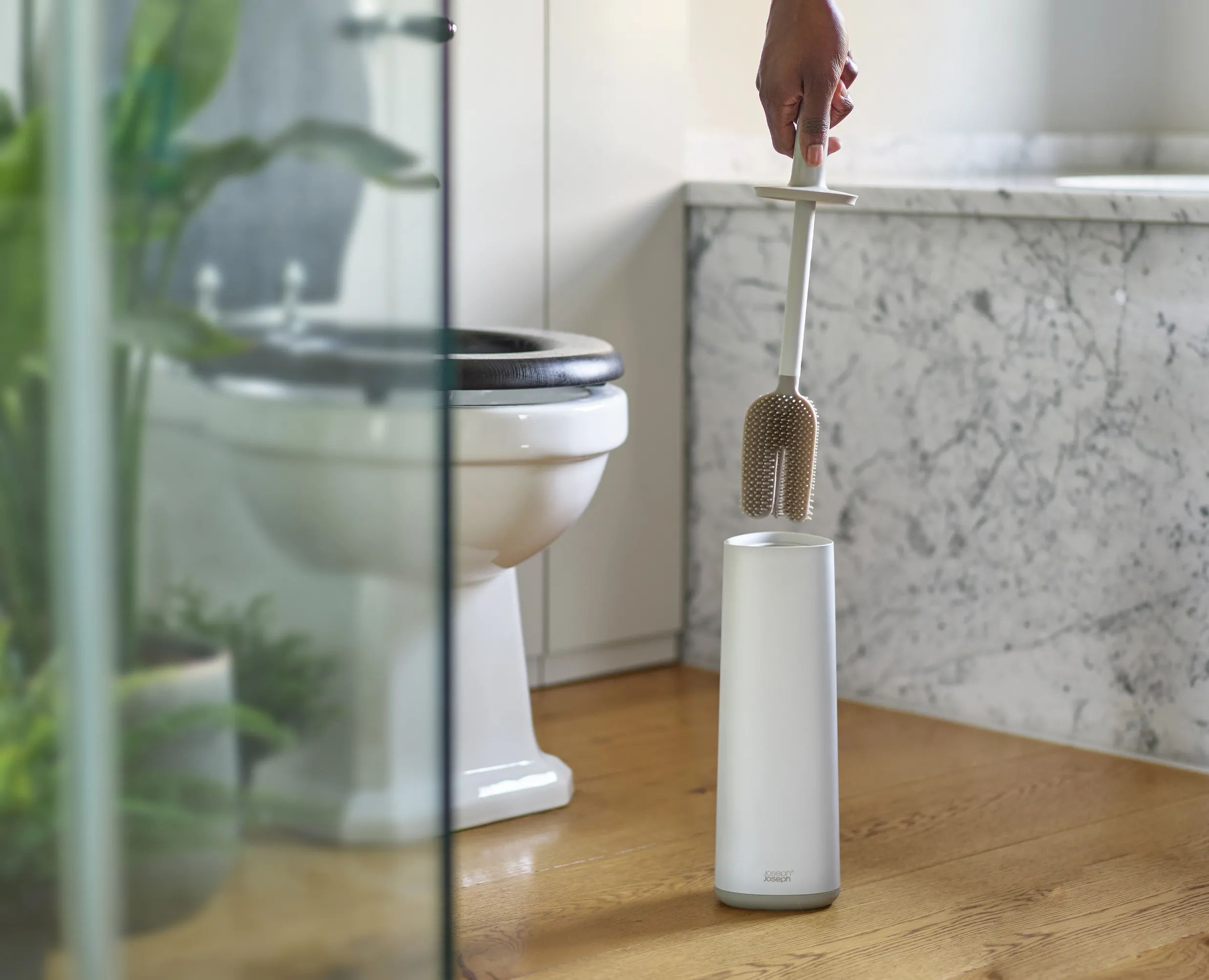 Joseph Joseph Toiletbørster Flex 360 Toiletbørste i Ecru, 2