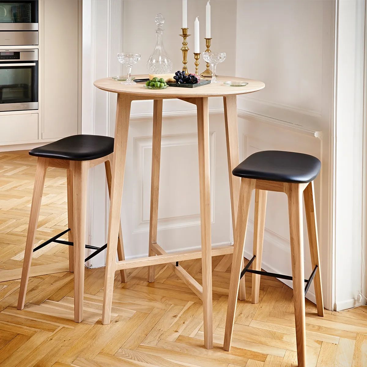 SACKit Barstole Nordic Barstol i Sort, 73 cm, 3