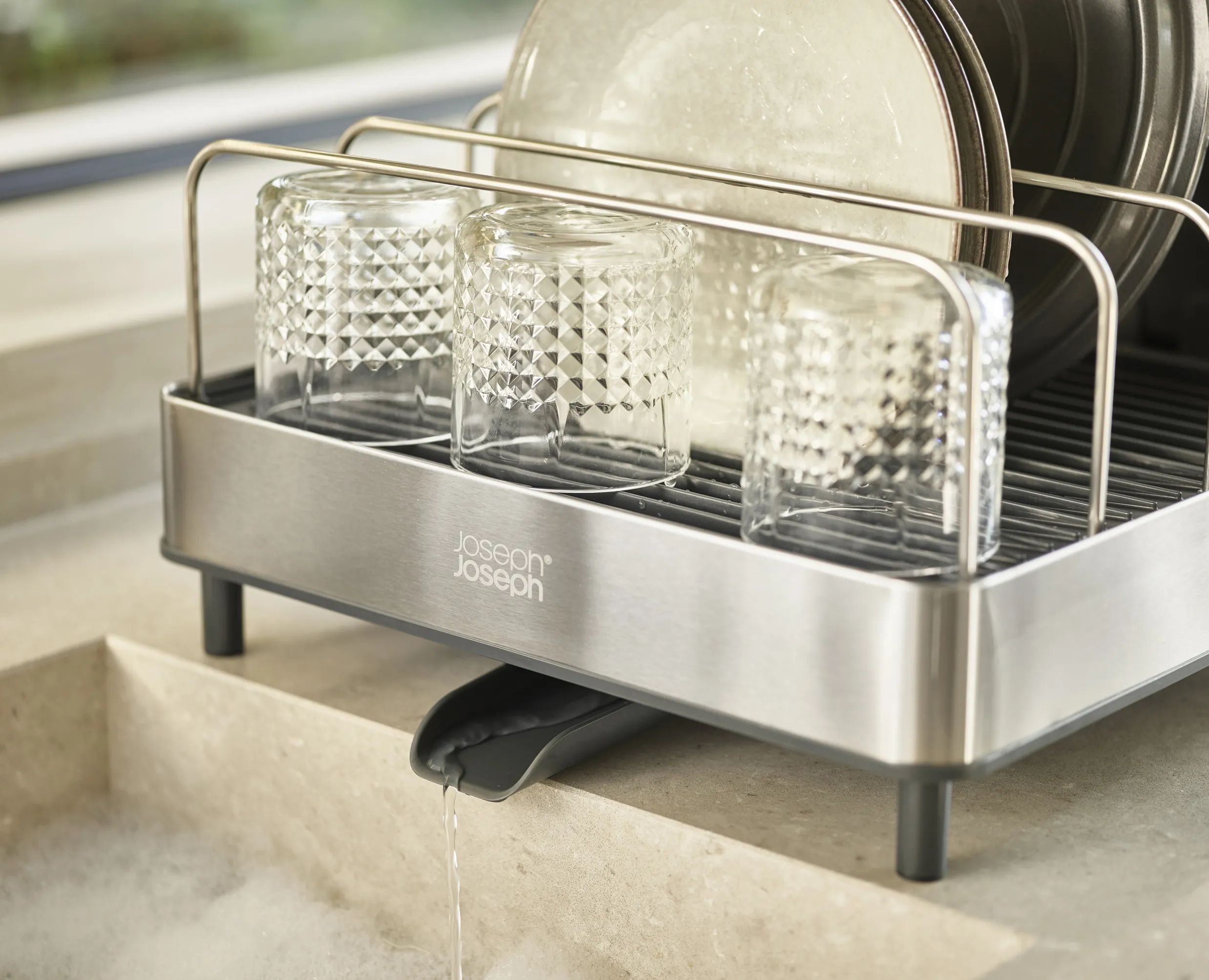 Joseph Joseph Opvaskestativer Extend Max Opvaskestativ i Stainless Steel, 3