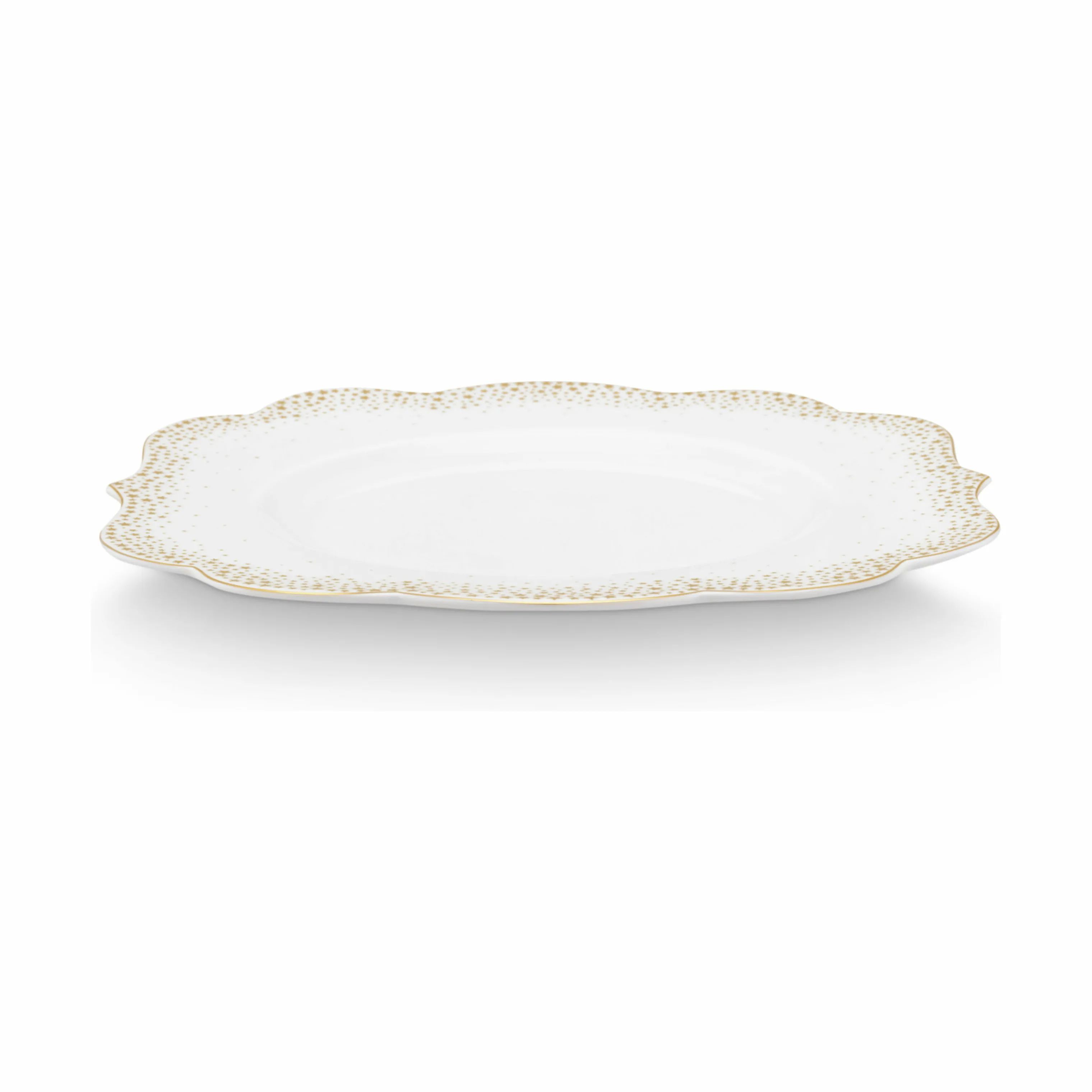 PIP Studio Frokosttallerkener Royal Winter White Royal Winter Frokosttallerken i Gold, 2