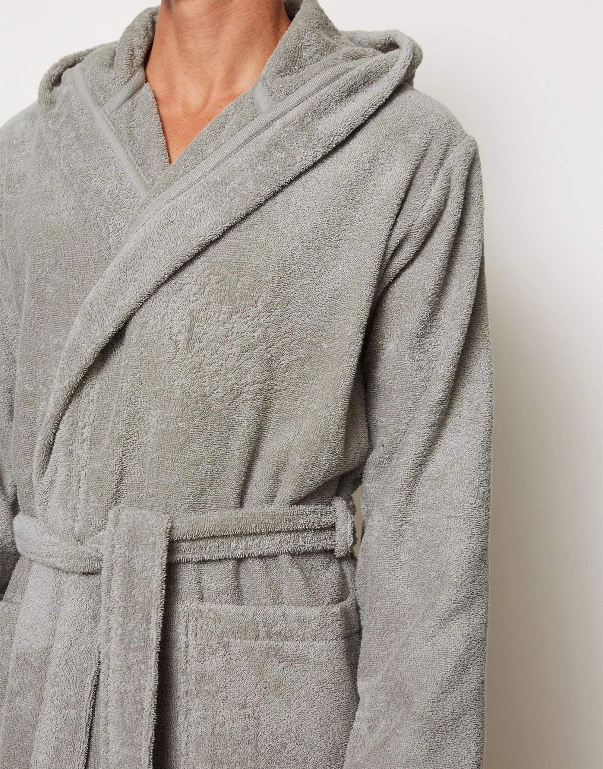 Marc O'Polo Morgenkåber Timeless Herrebadekåbe i Grey, Str. XXL, 3