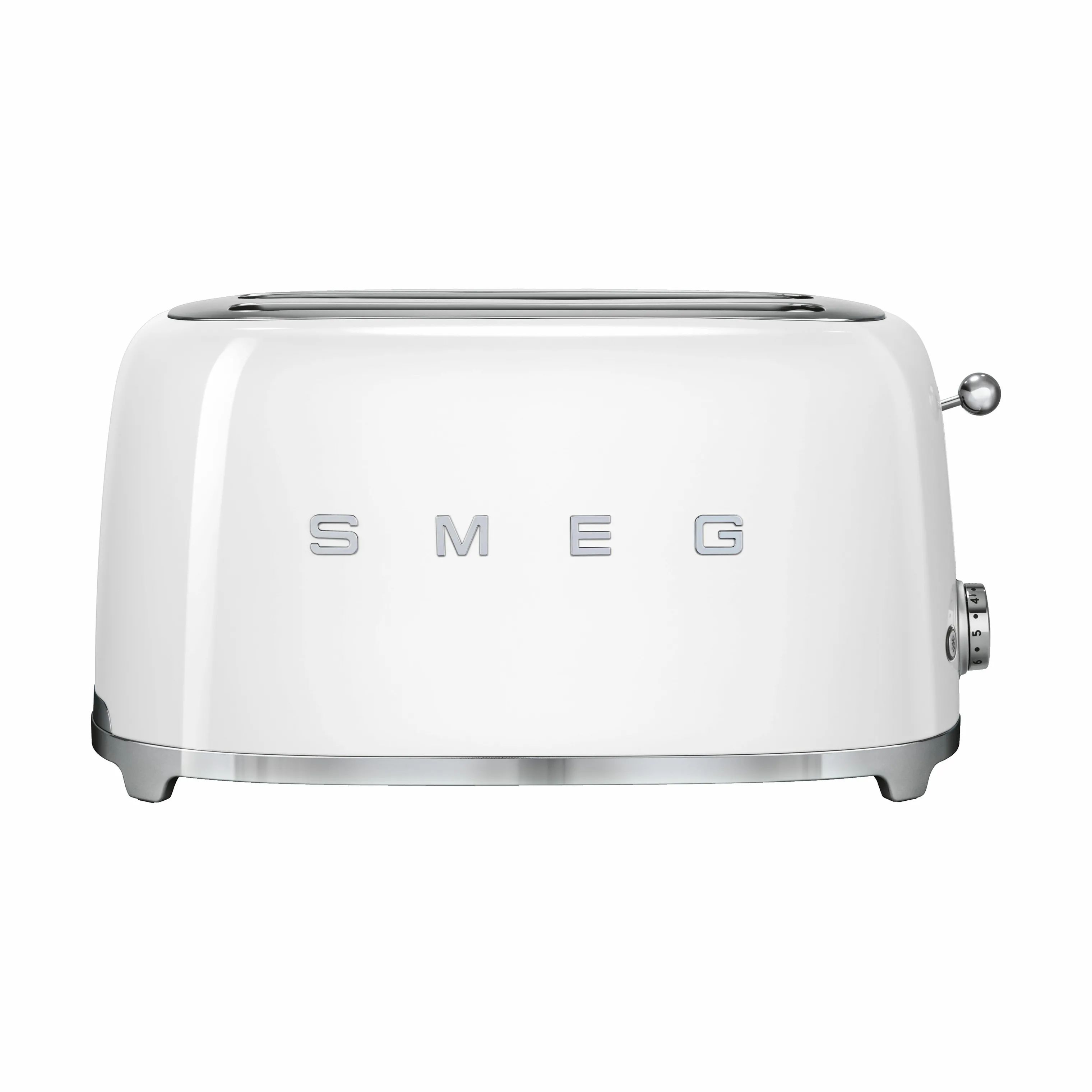 Smeg Brødristere 50's Style Brødrister TSF02WHEU i White, 39,4 cm, 1