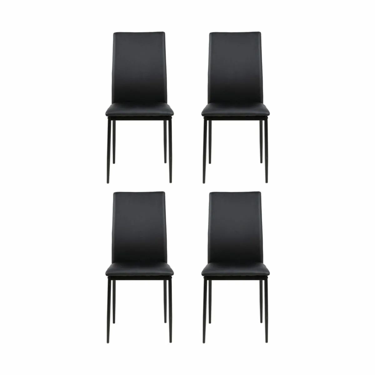 CASA Living Spisebordsstole Demina Spisebordsstol - 4 stk. i Sort, 1