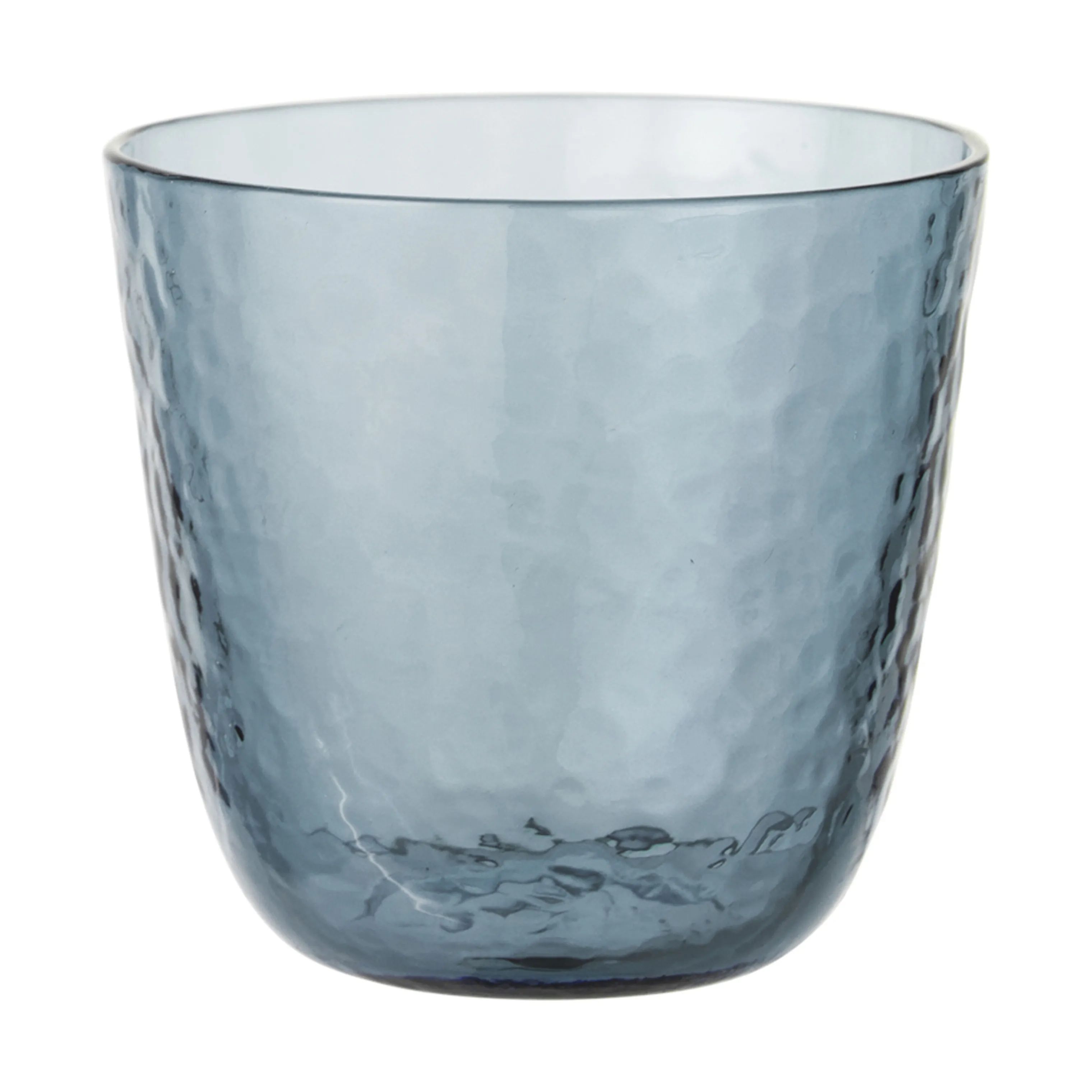 Broste Copenhagen Vandglas Hammered Vandglas i Blå, 1