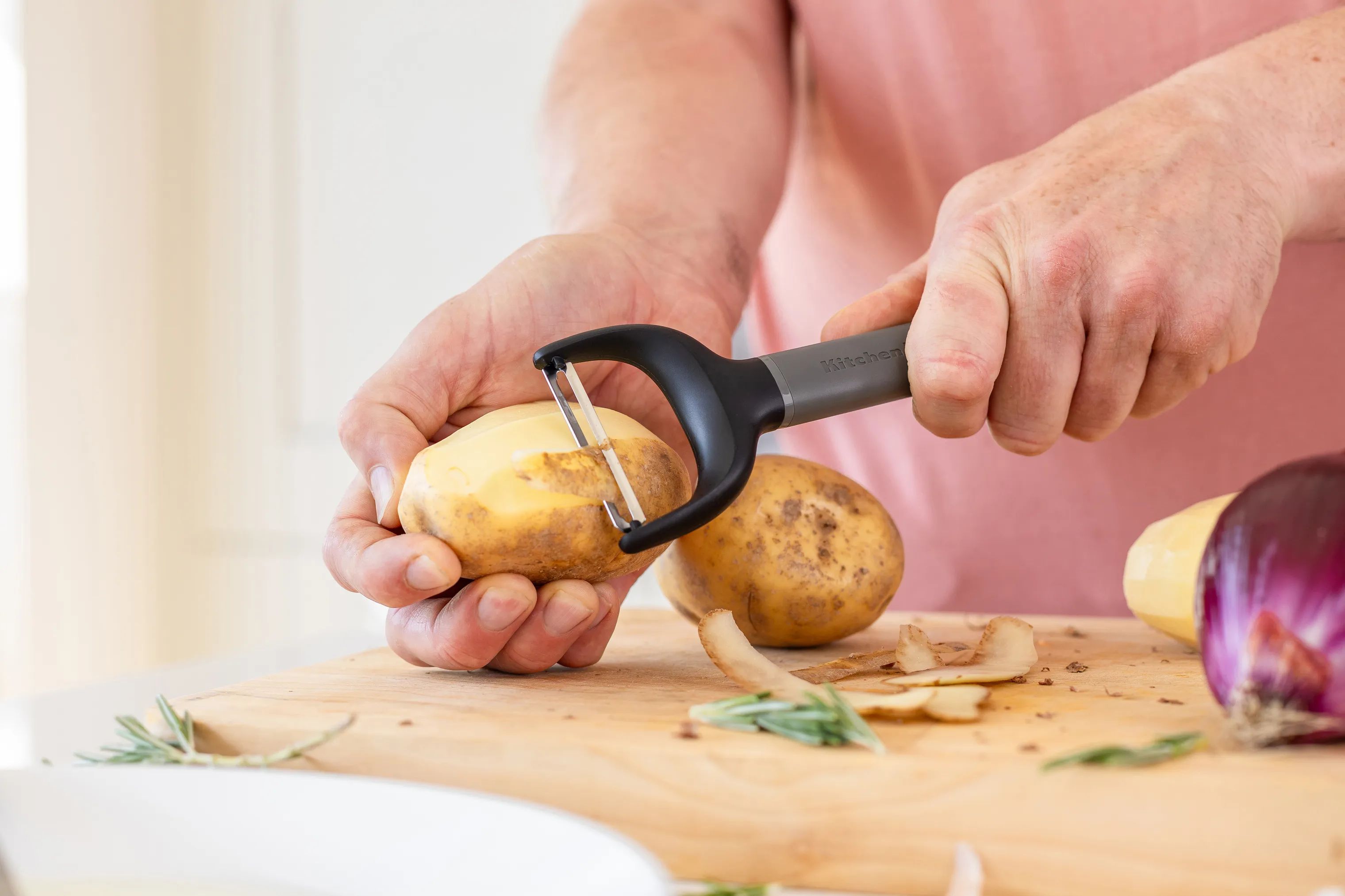 KitchenAid Grøntsags- og kartoffelskrællere Classic Y-Skræller i Grå, 3