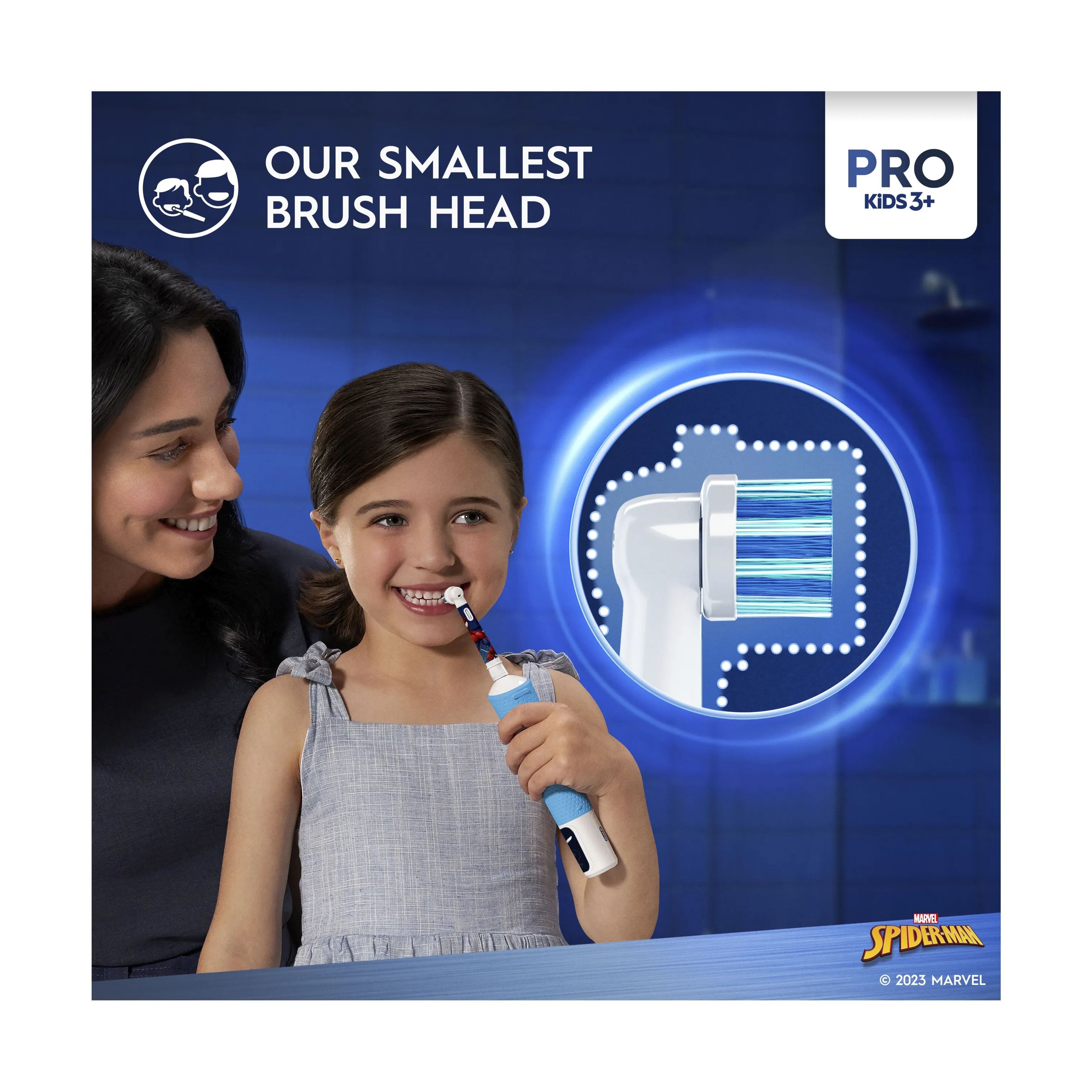 Oral-B Eltandbørster Vitality Pro Kids Elektrisk Tandbørste - Spiderman i Spiderman, 5