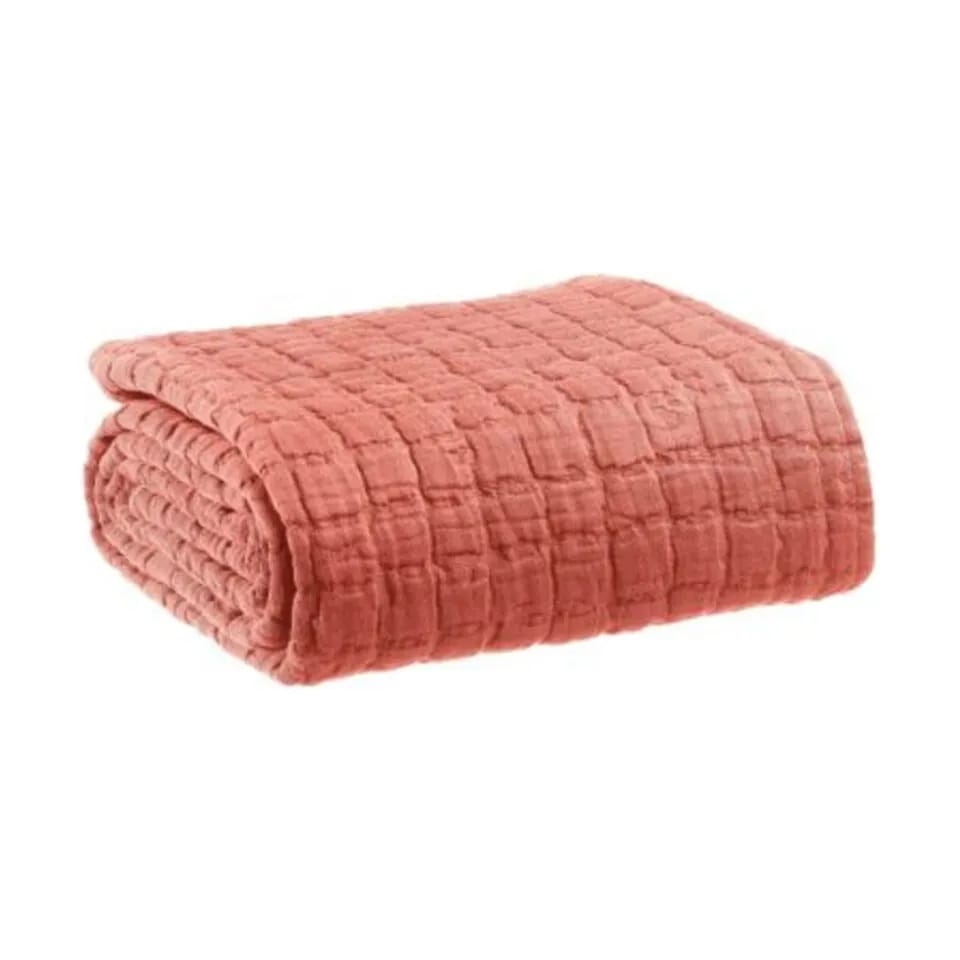 Vivaraise Sengetæpper Swami Sengetæppe i Peach, B130 x L200 cm, 1