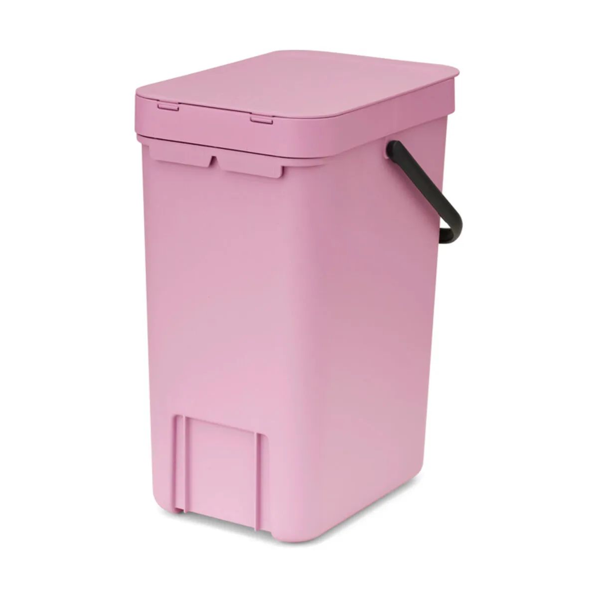 Brabantia Spande uden pedal Sort & Go Affaldsspand i Lilac Pink, 12, 4