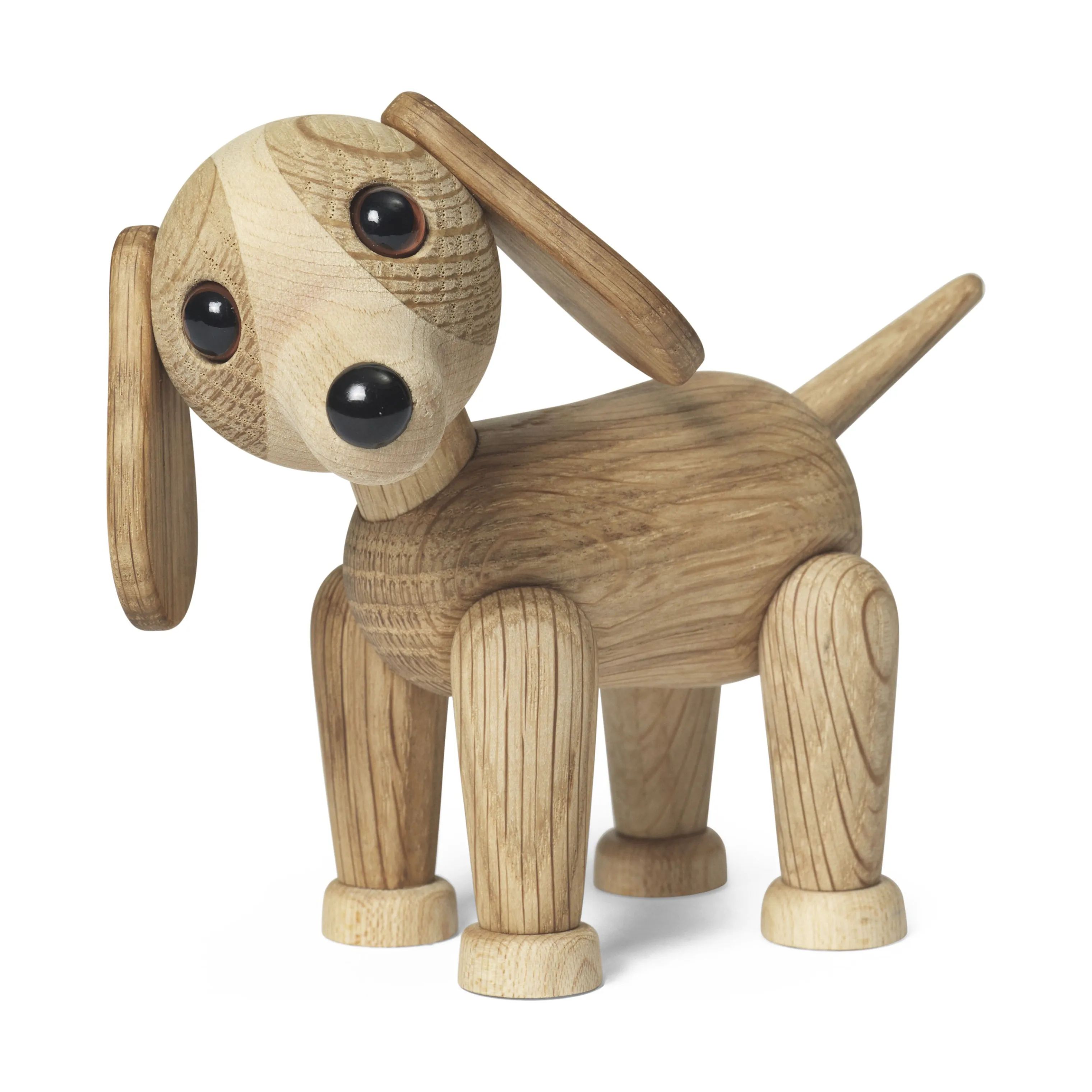 Spring Copenhagen Dyrefigurer Hund Fluff i Natural, 1