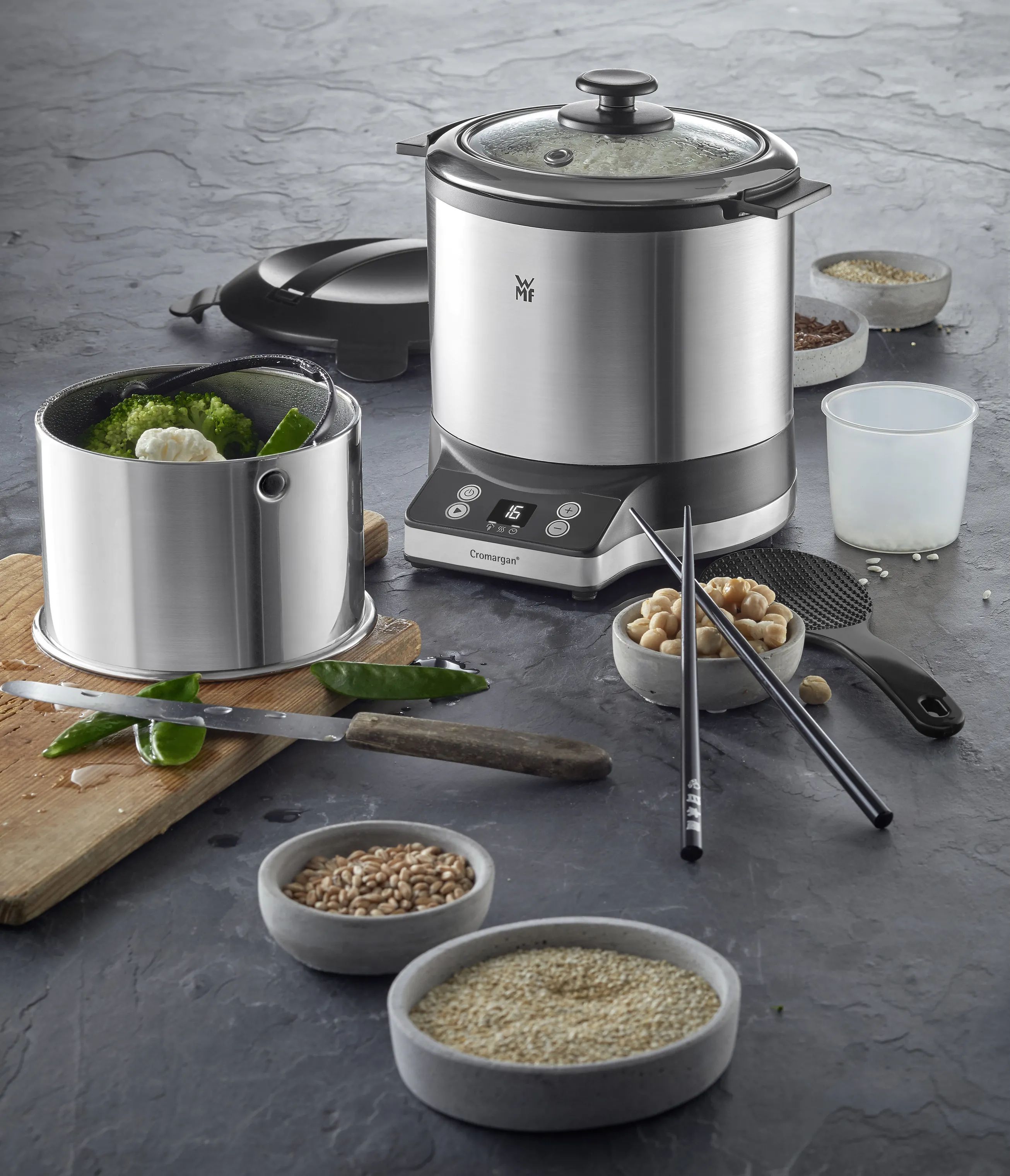 WMF Riskogere KitchenMinis Riskoger i Stål, 3