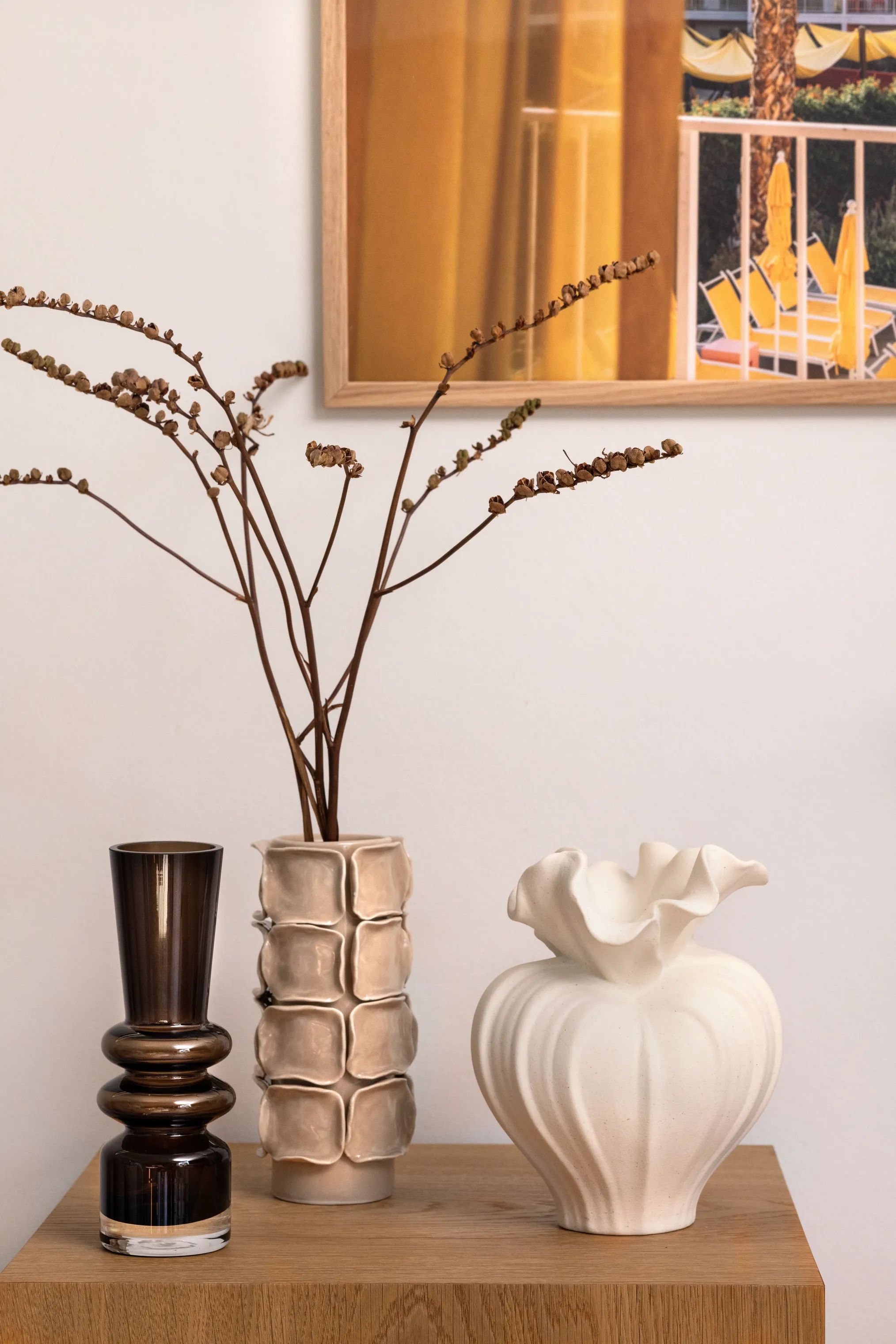 CASA Living Vaser Vase i Hvid, 2