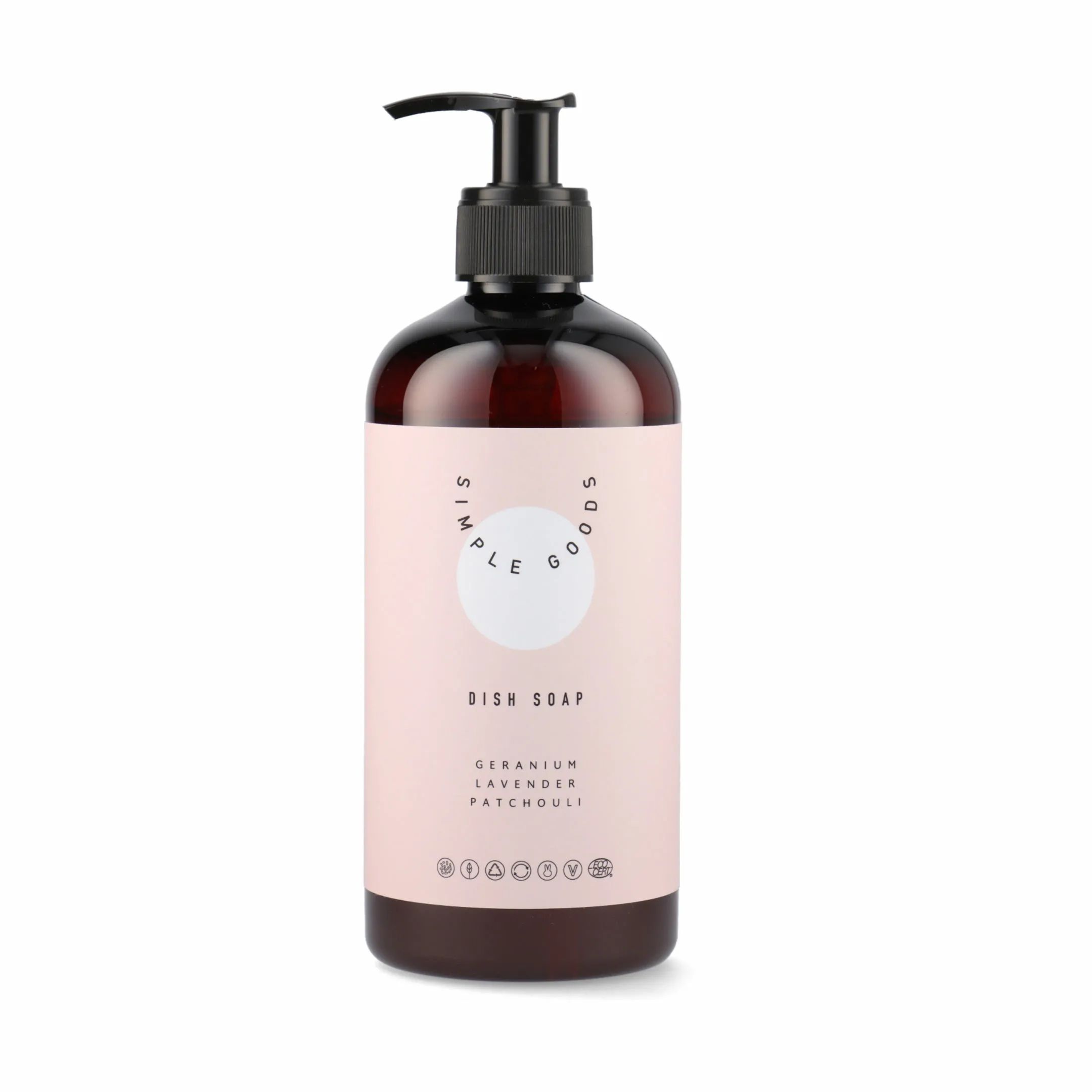 Simple Goods Opvaskemiddel Opvaskesæbe i Geranium/lavendel/patchouli, 1
