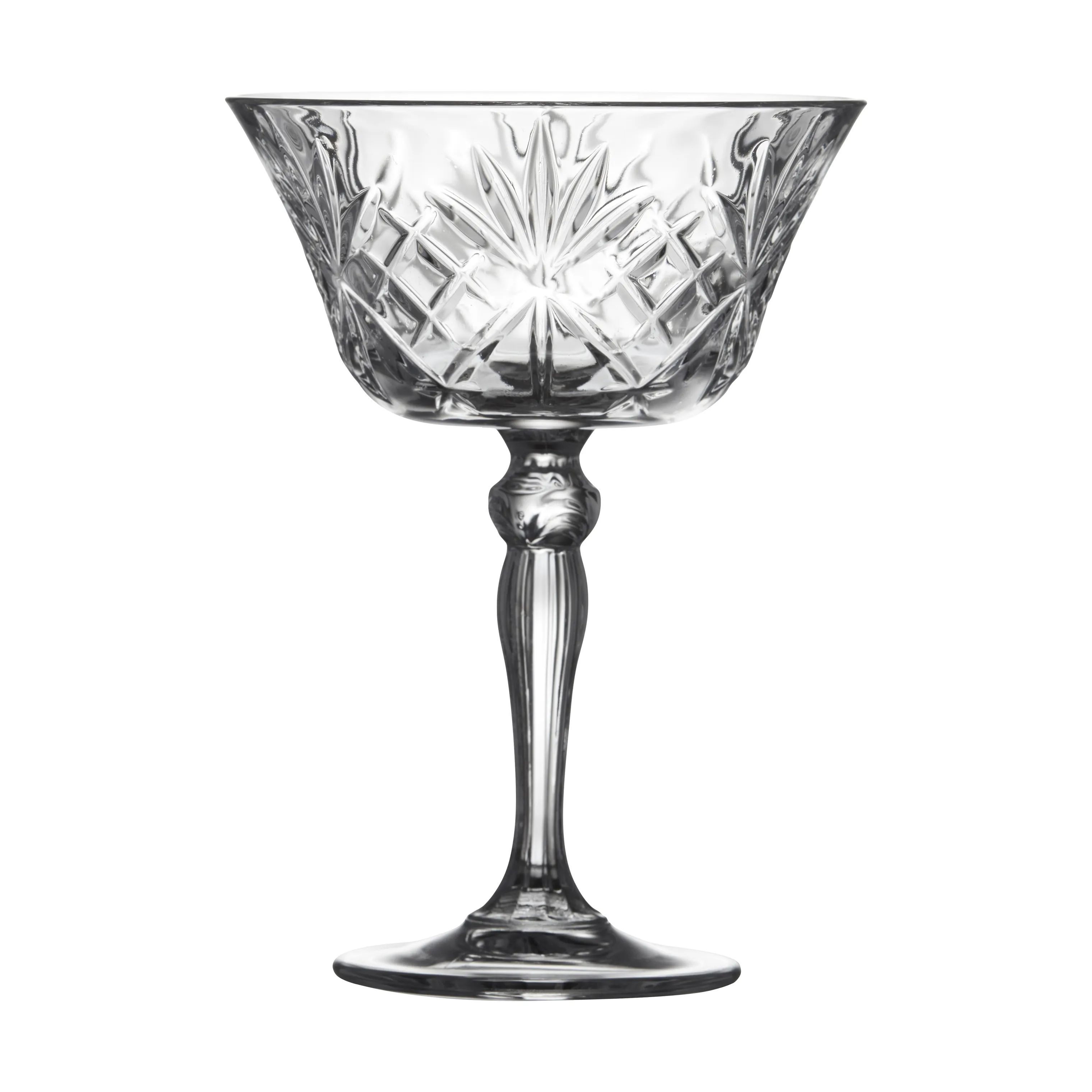Lyngby Glas Champagneglas Melodia Champagneskål - 4 stk. i Klar, 4