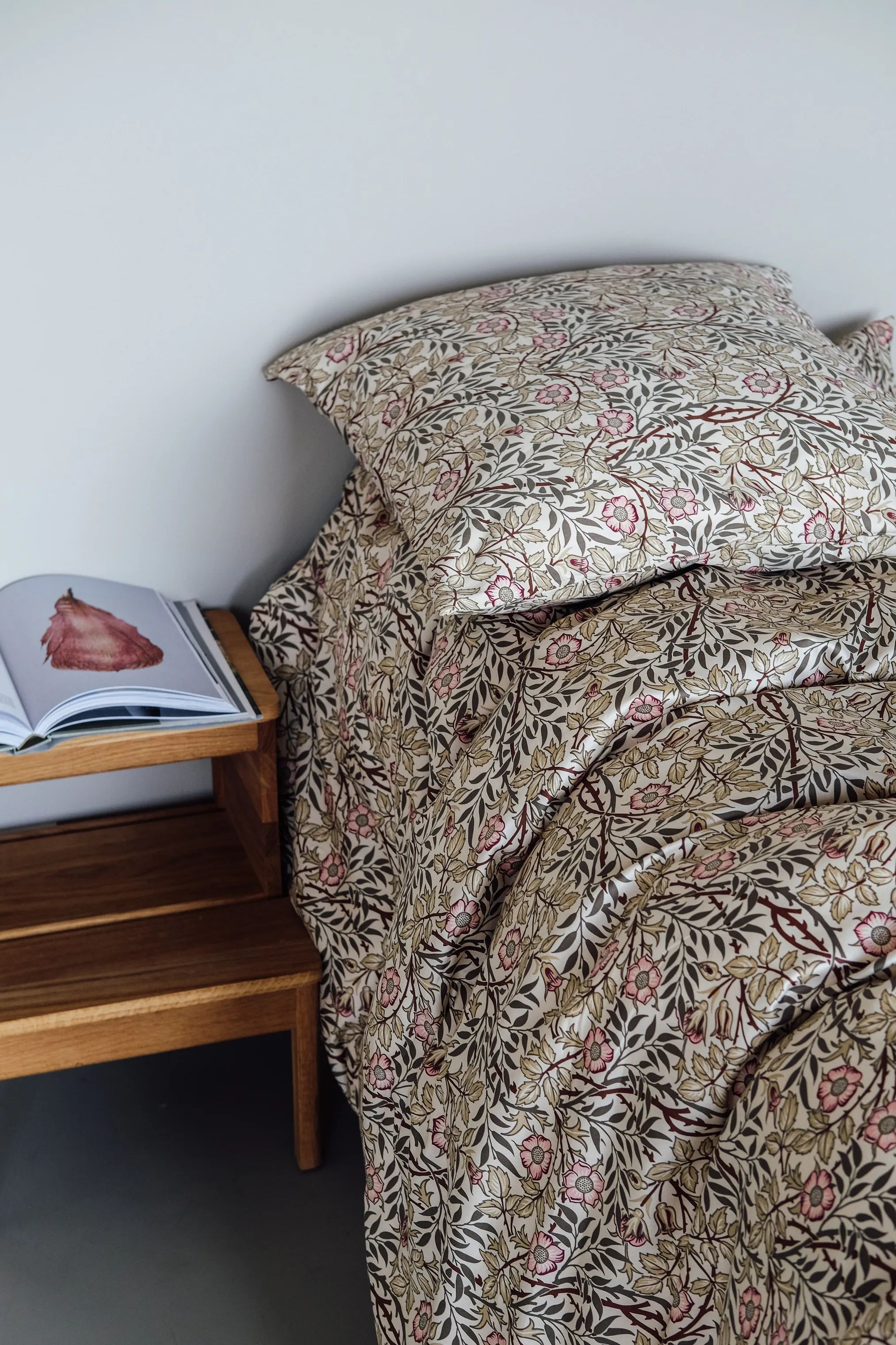 CASA Living Sengetøj Torn Sengetøj i Lyserød/grøn, B140 x L200 cm, 2