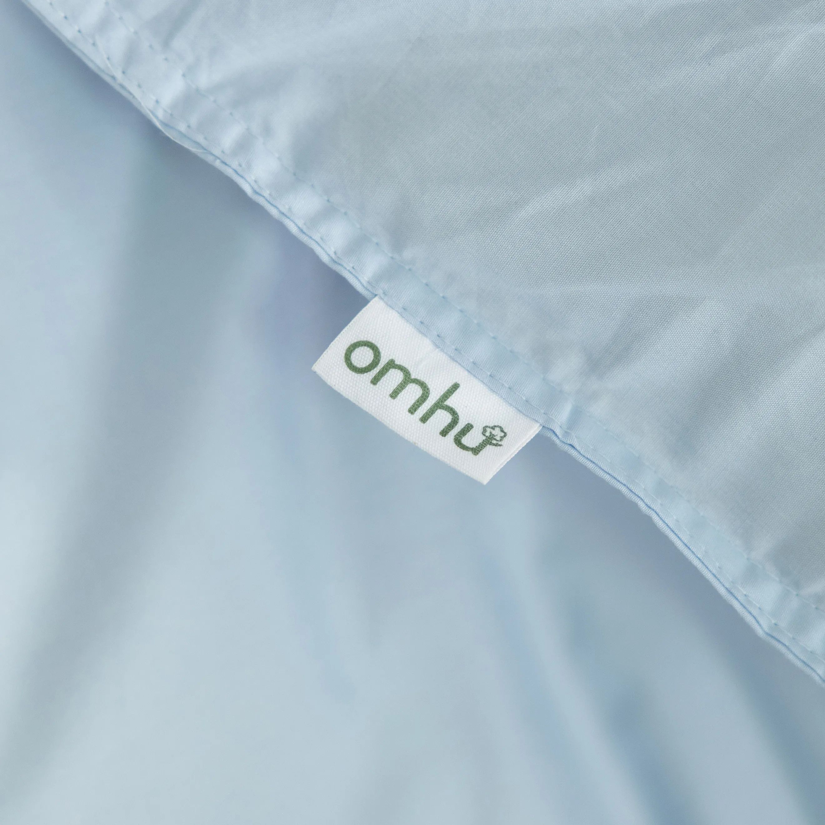 omhu Sengetøj Percale OMHU Percale Sengetøj i Lys Blå, B140 x L220 cm, 6