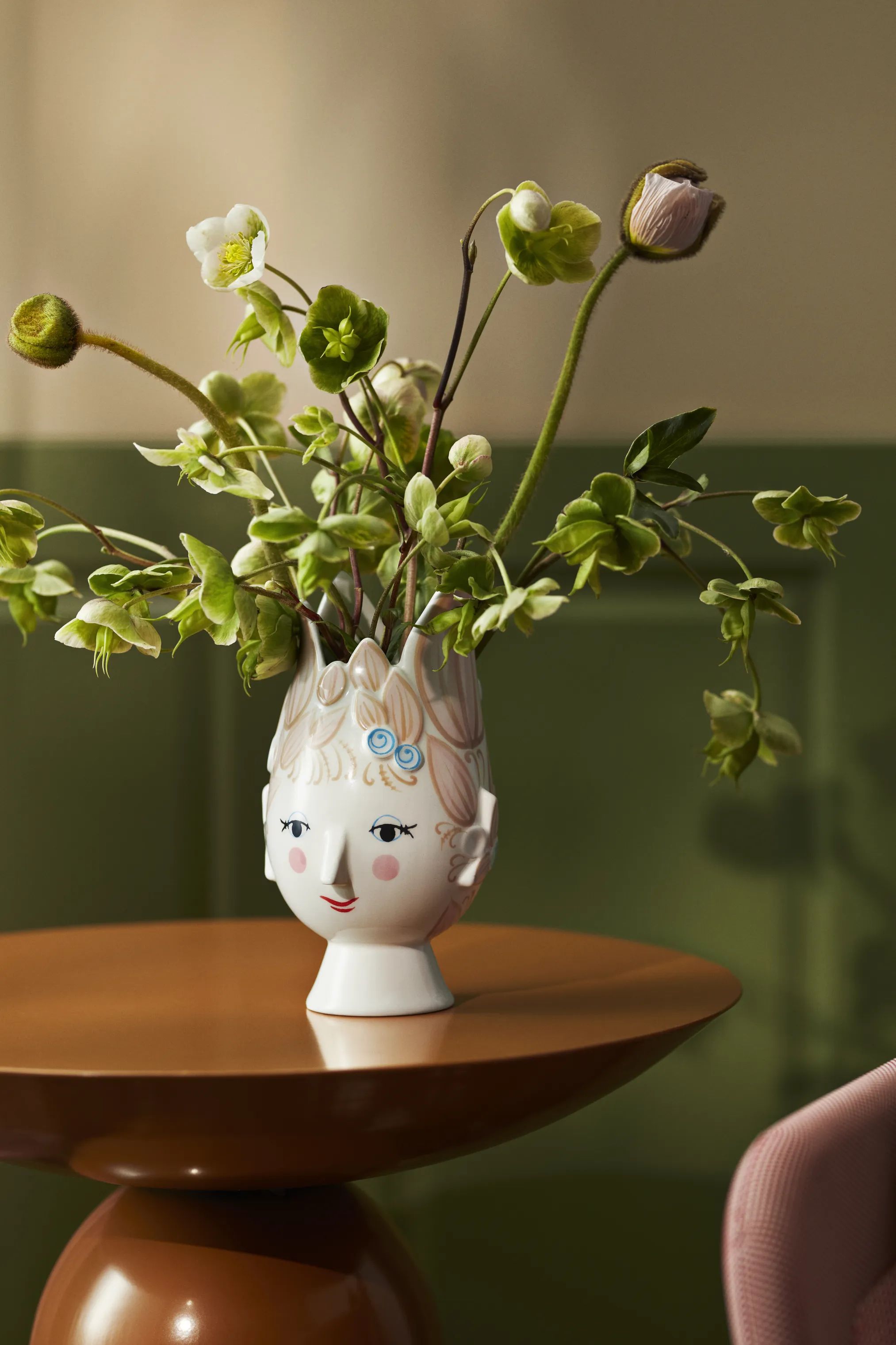 Bjørn Wiinblad Vaser Titania Vase i Lys rosa, 5