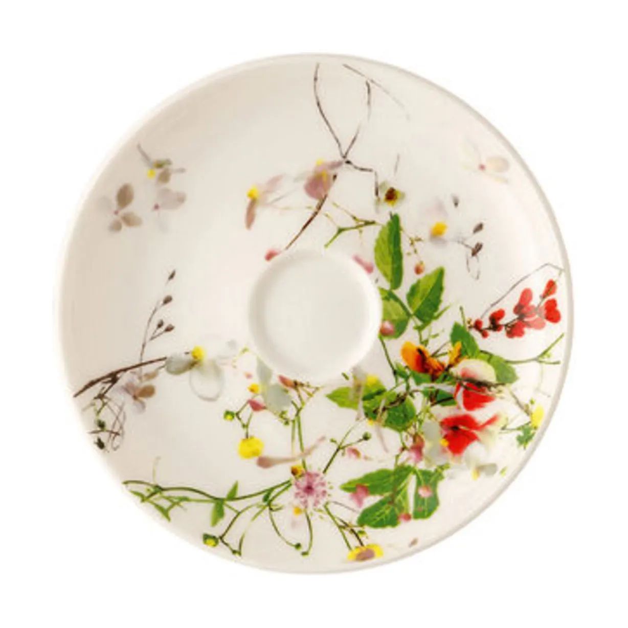 Rosenthal Underkopper Brillance Fleurs Sauvages Underkop i Hvid / Multifarvet, 1