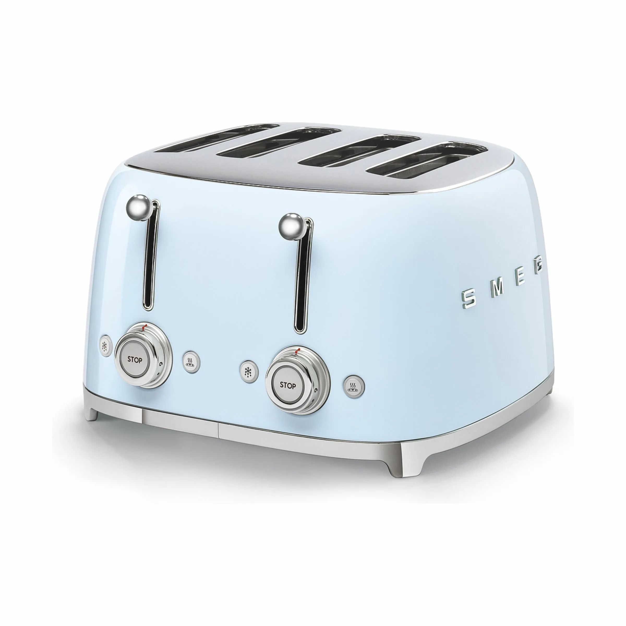Smeg Brødristere 50's Style Brødrister TSF03PBEU i Pastel blå, 33 cm, 2