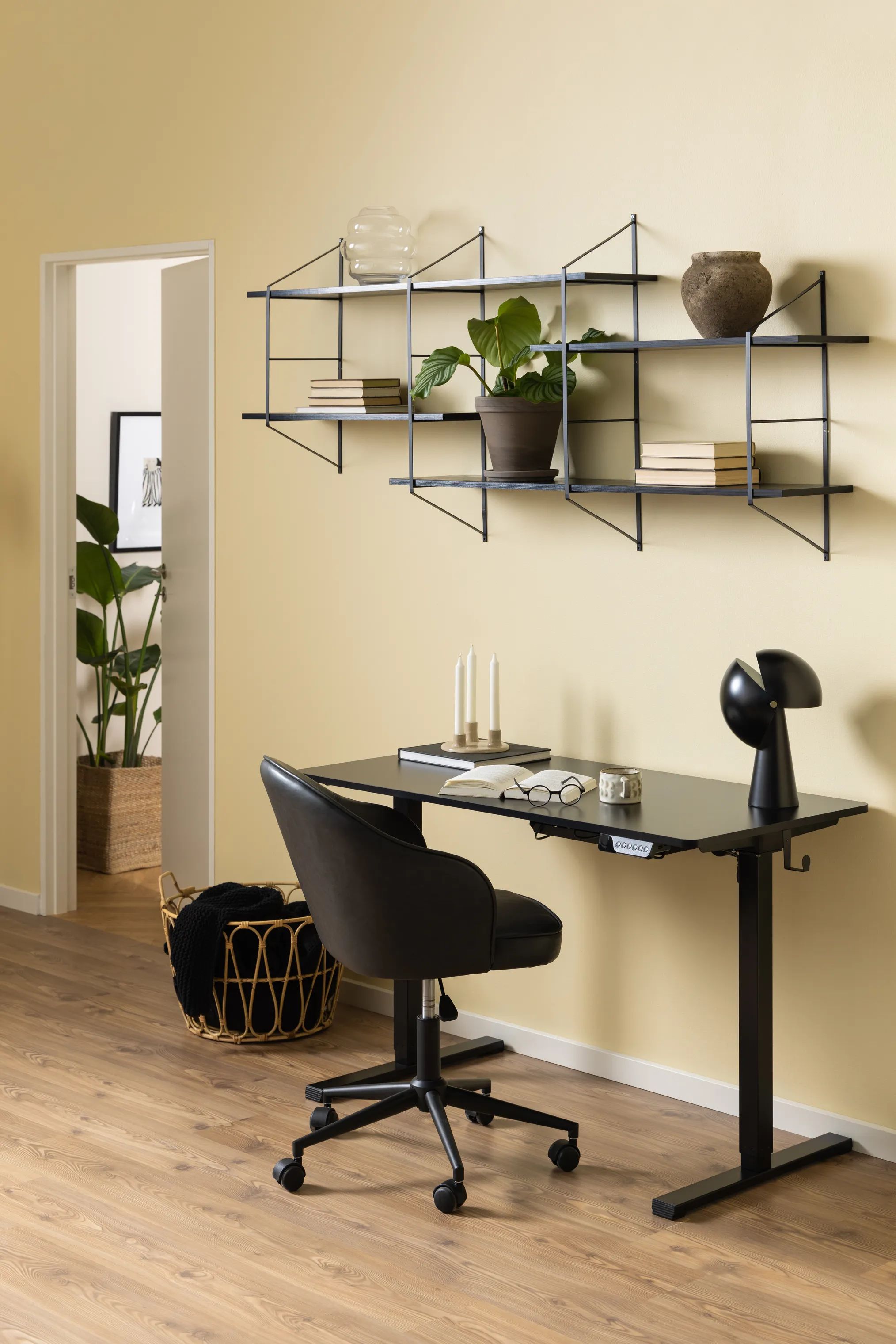 CASA Living Hylder Belfast Hylde i sort, 2
