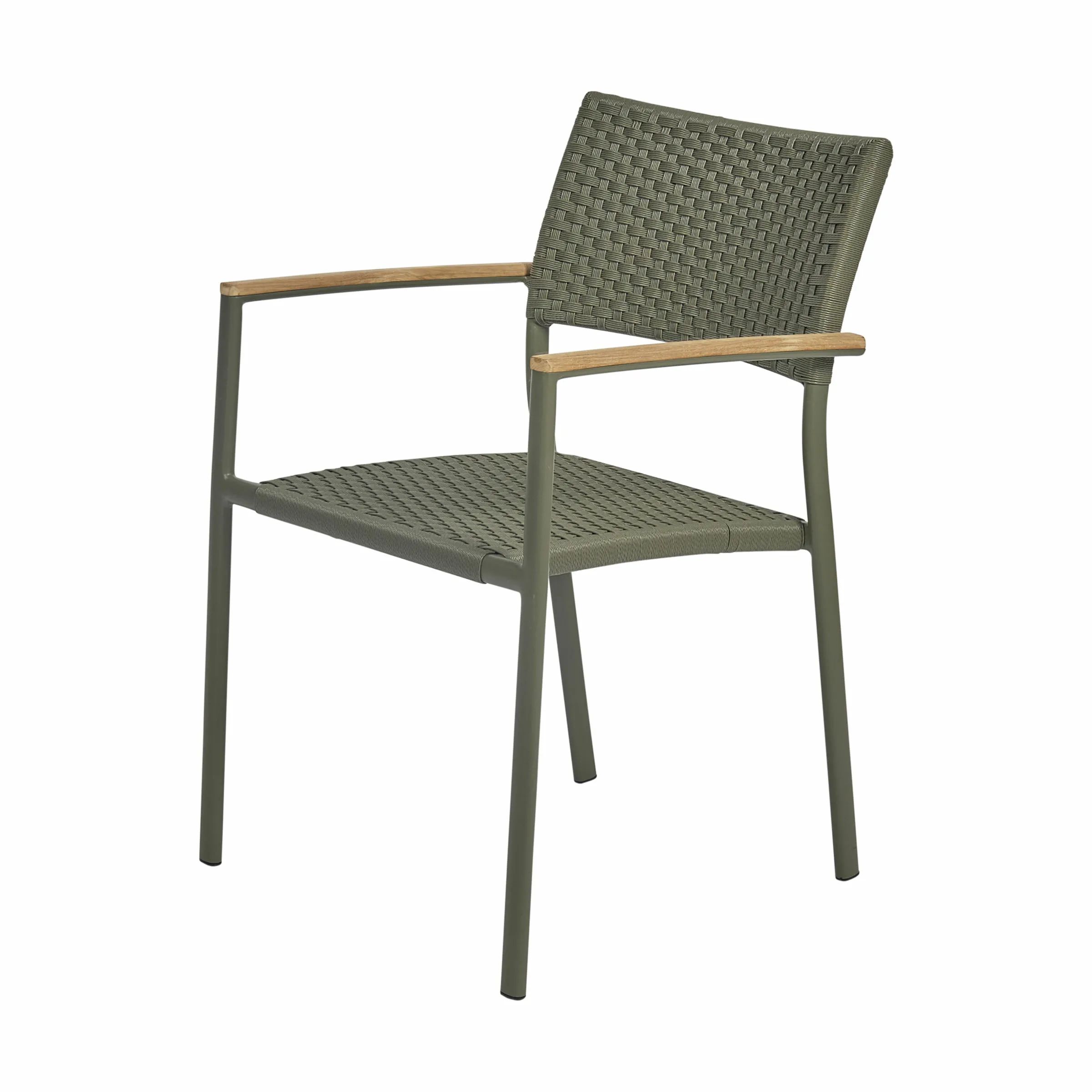 Mandalay Havemøbelsæt Toscana & Siena Havemøbelsæt - 7 dele i Olivengrøn, Bord (L 197 cm) med 6 stole, 5