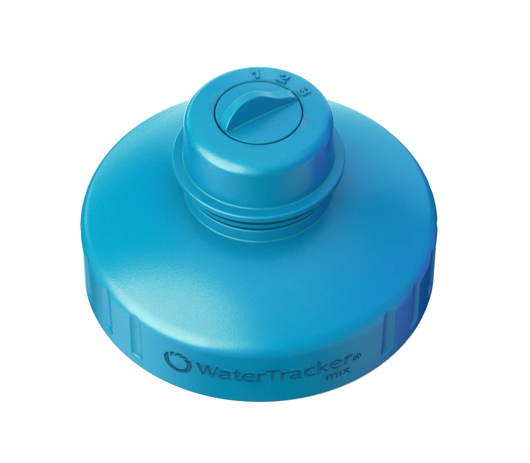 Brix Drikkedunke WaterTracker Mix Shakerflaske i Blå, 3