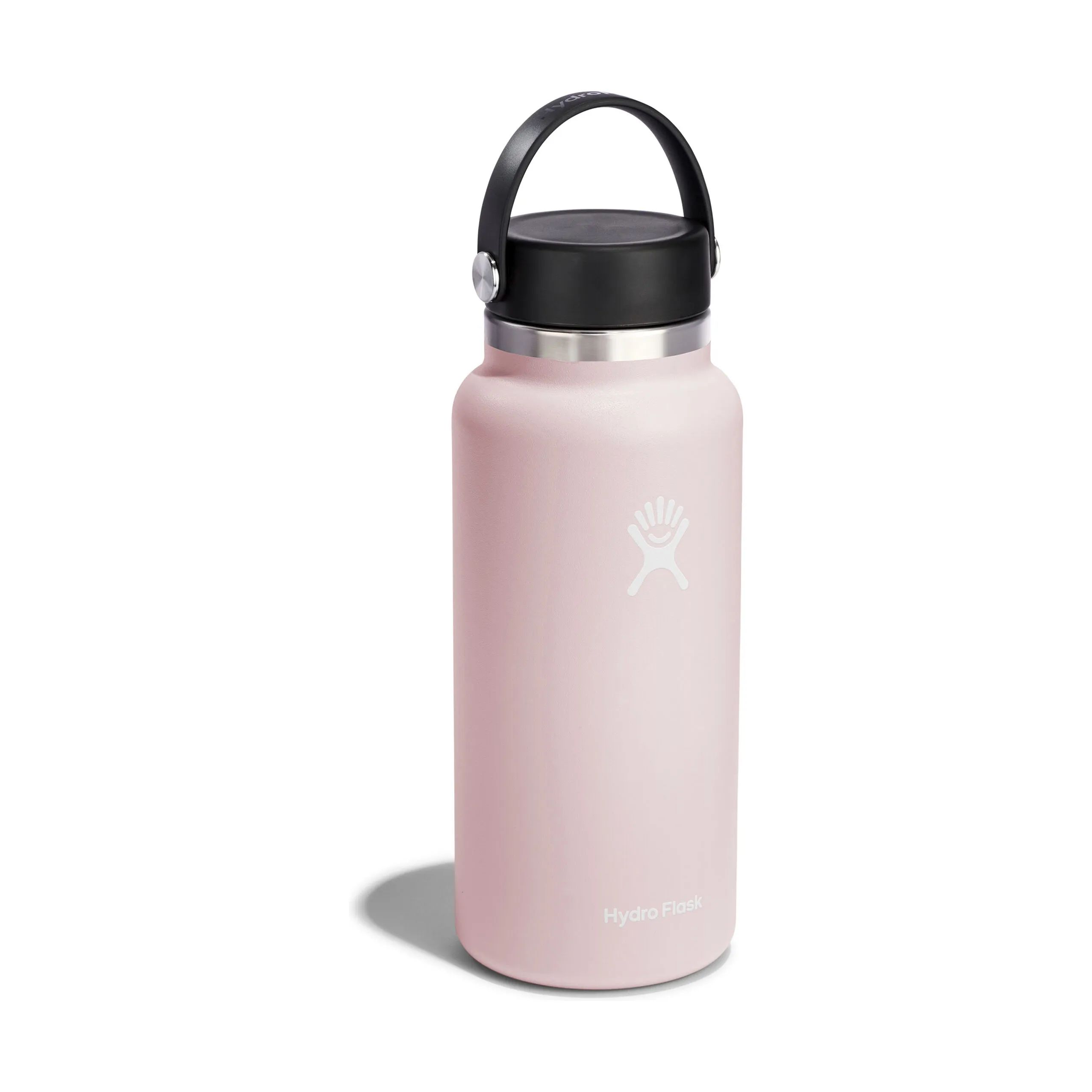 Hydro Flask To go kopper Wide Mouth Flex Termodrikkedunk i Lyserød/stål/hvid, 3