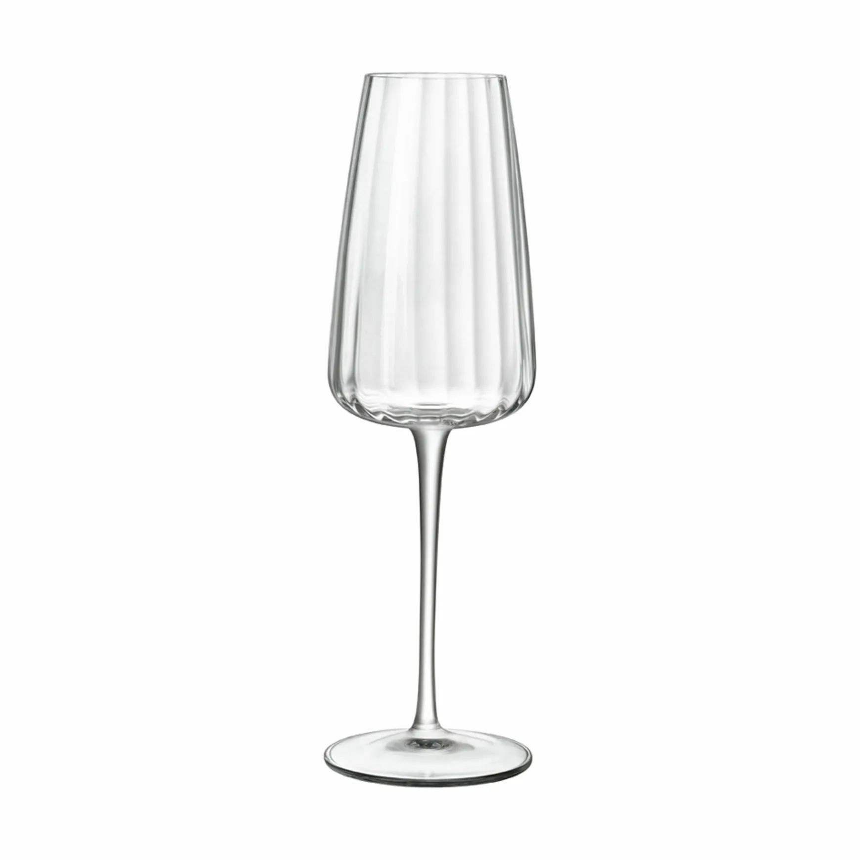 Luigi Bormioli Champagneglas Optica Champagneglas - 4 stk. i Klar, 21 cl, 3