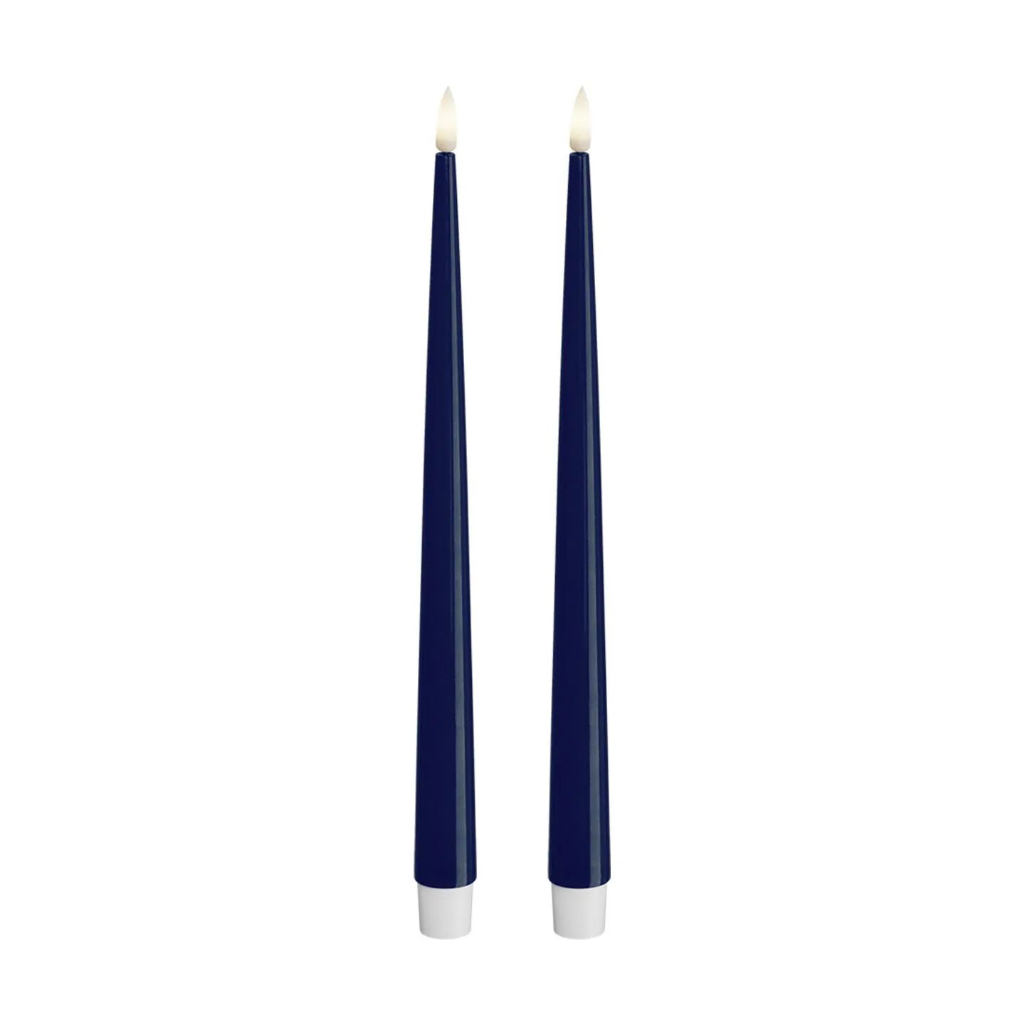 Deluxe Homeart LED-lys Real Flame LED Kertelys i Royal blue, 28 cm, 1