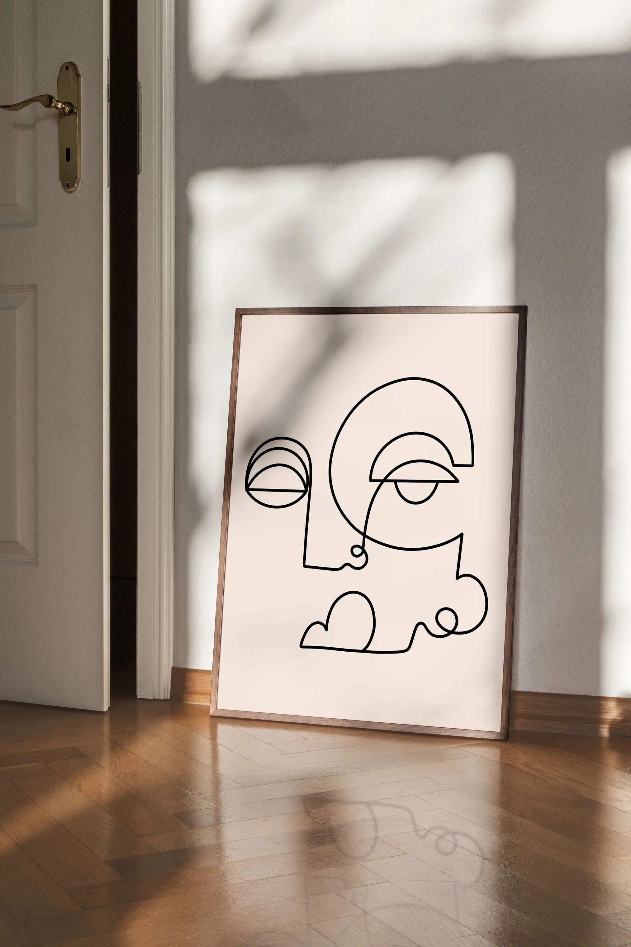 Poster&Frame Plakater Plakat - Inner Battle i B50 x L70 cm, 2