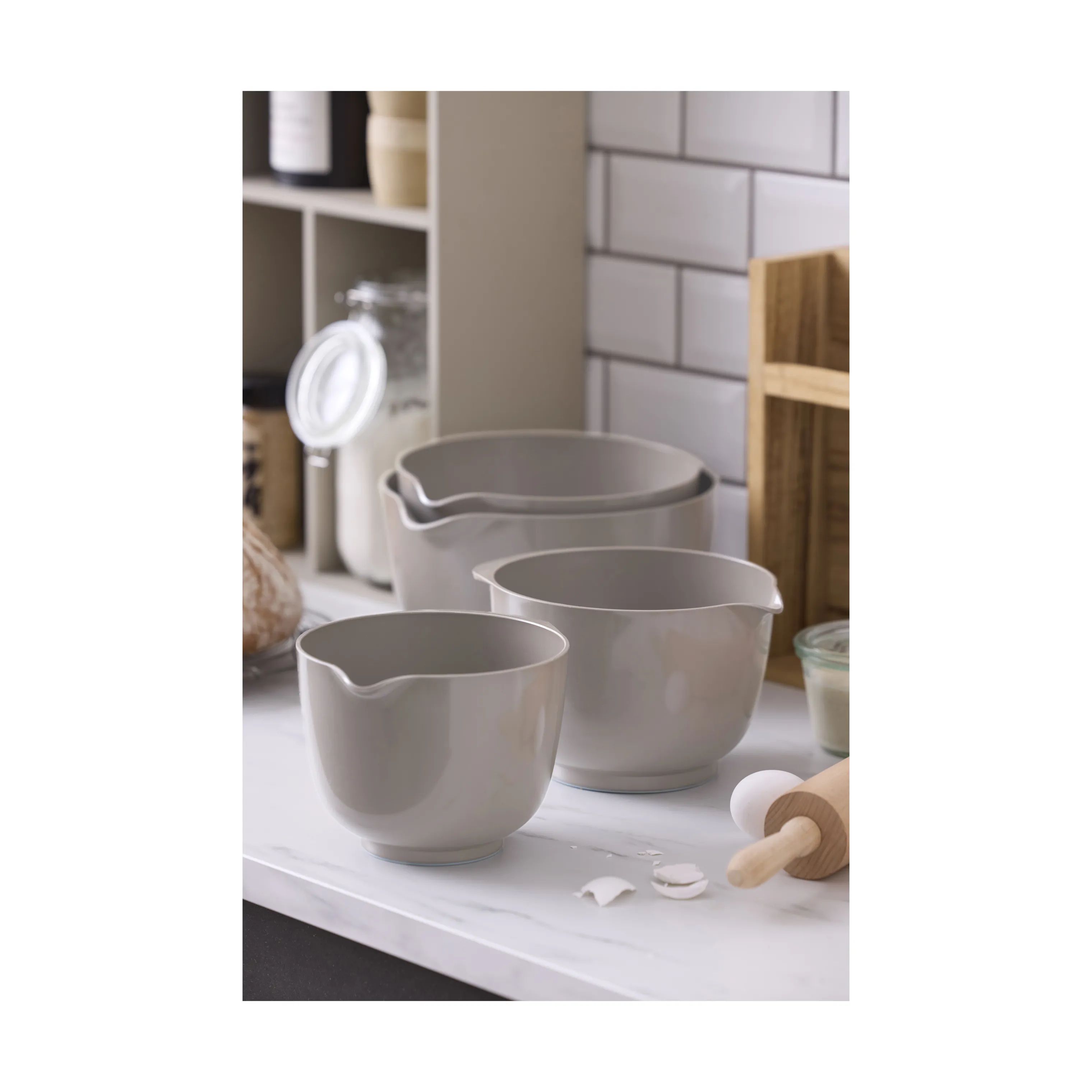 Rosti Røreskåle NEW Margrethe Røreskål i Earth Grey, 2 L, 4
